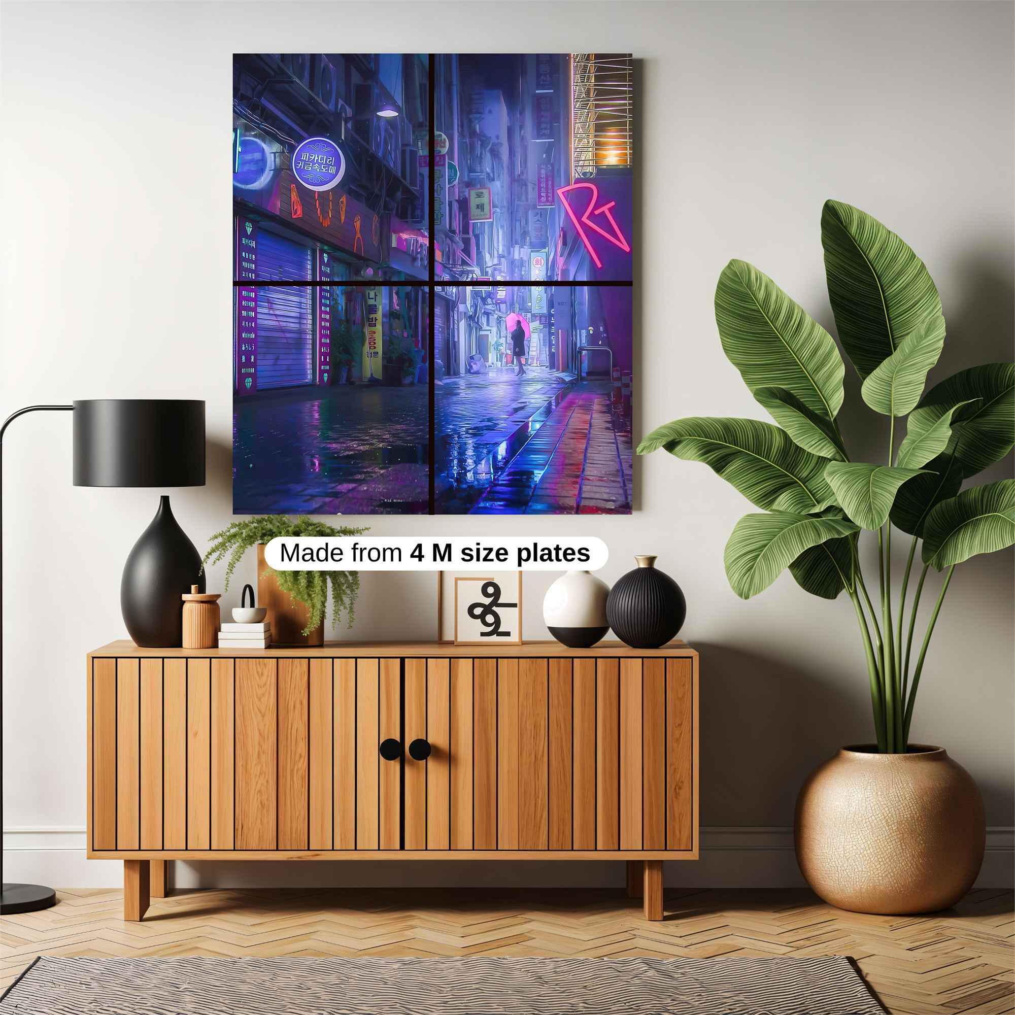 Neon Solitude Safe Wall Magnetic / M