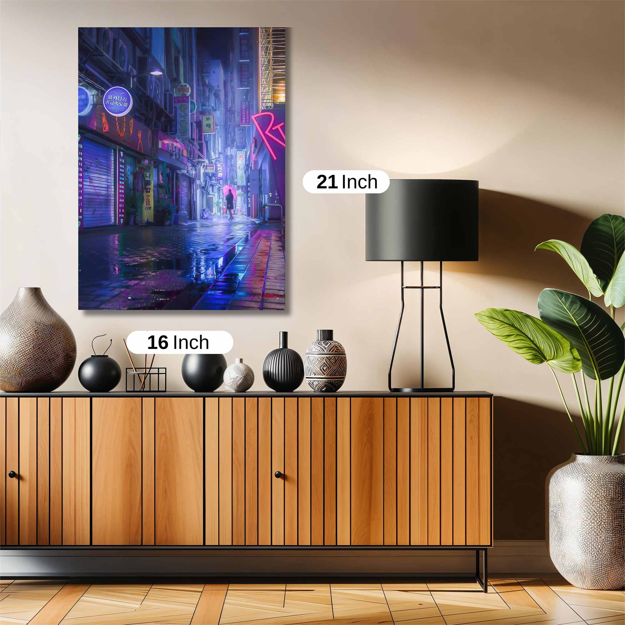 Neon Solitude Safe Wall Magnetic / M