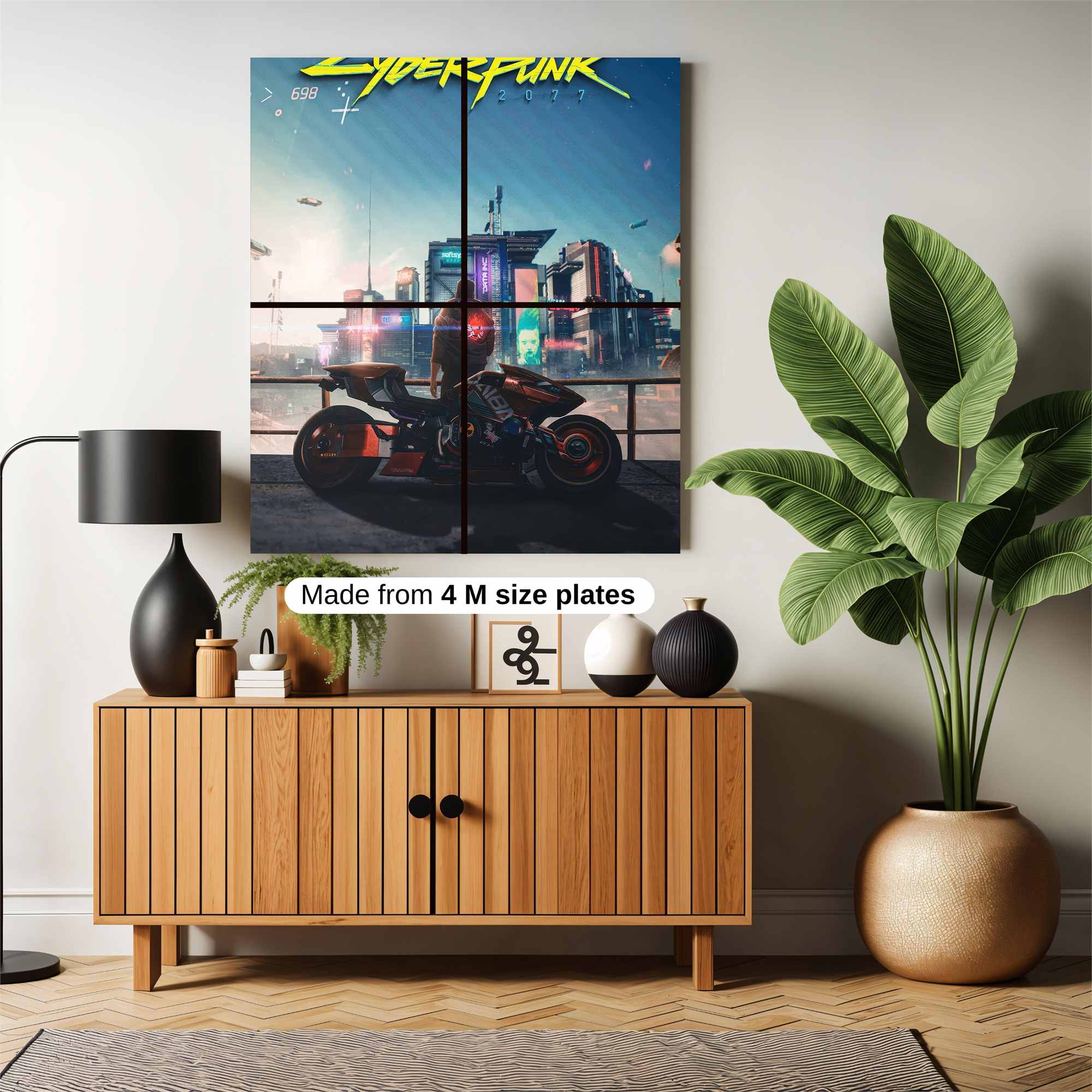 Cyberpunk Reverie Safe Wall Magnetic / M