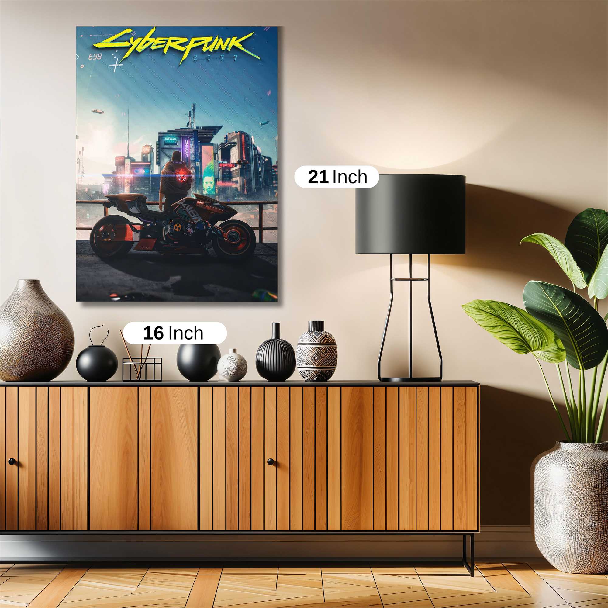 Cyberpunk Reverie Safe Wall Magnetic / M