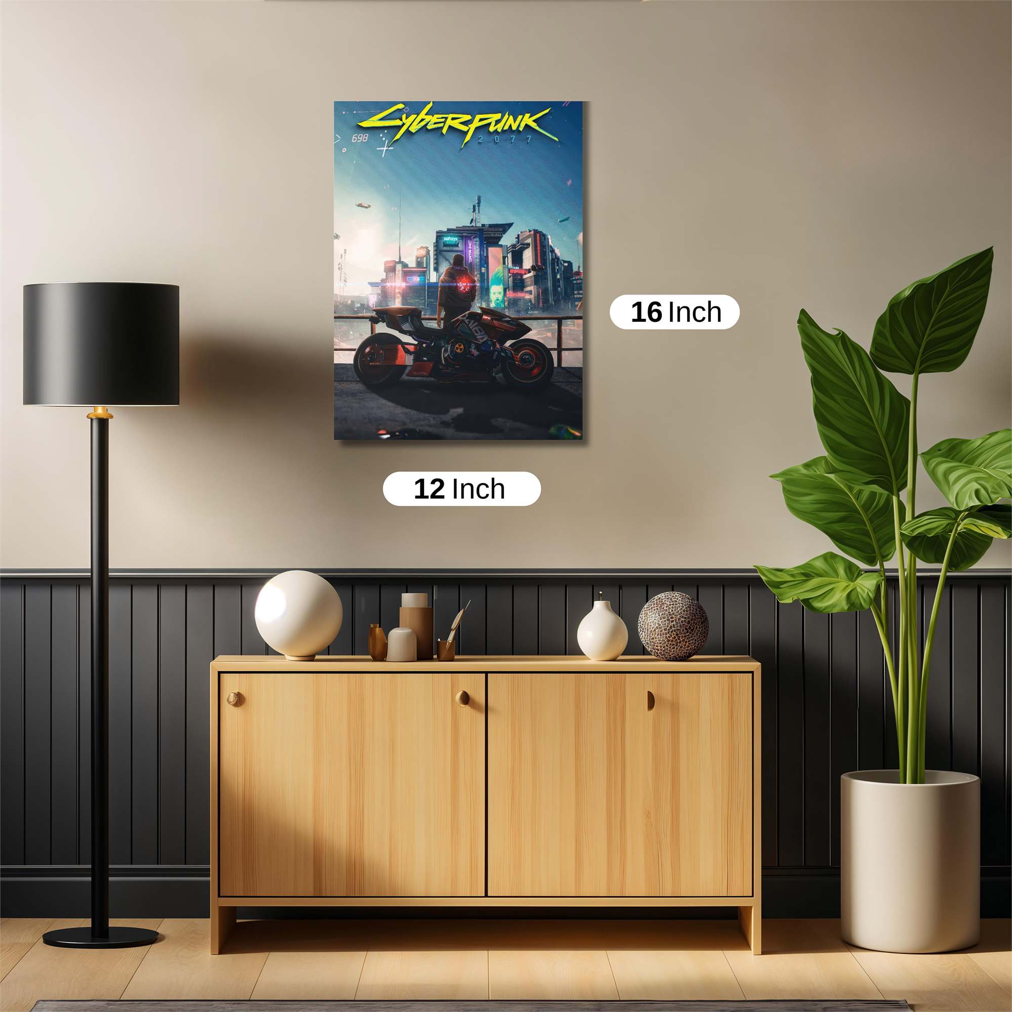 Cyberpunk Reverie Safe Wall Magnetic / M