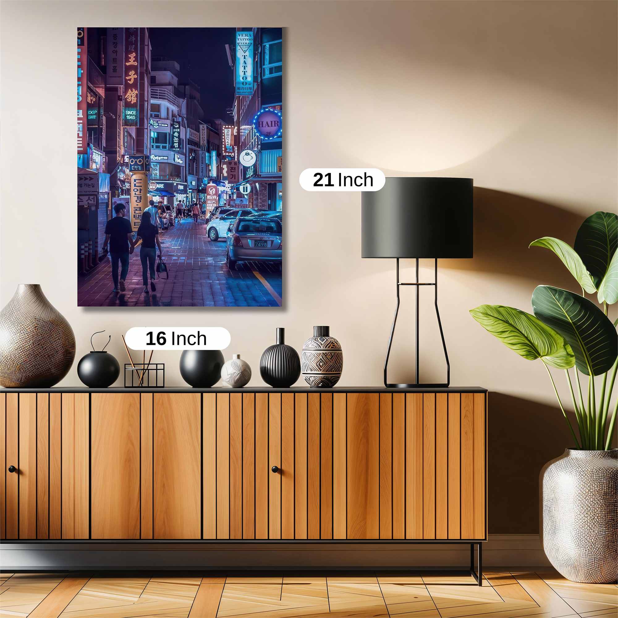 Neon Stroll Safe Wall Magnetic / M