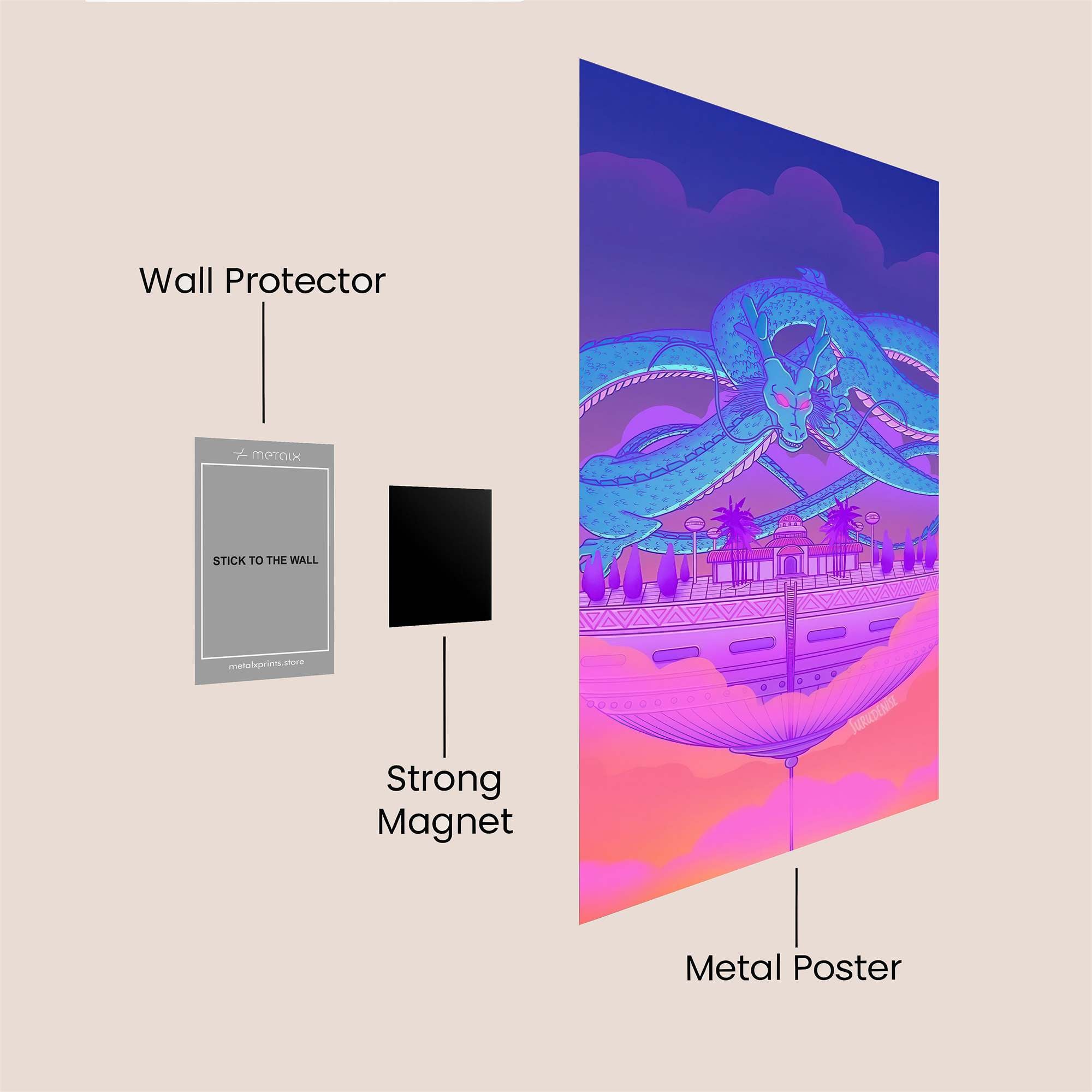 Shenron Serenity Safe Wall Magnetic / M