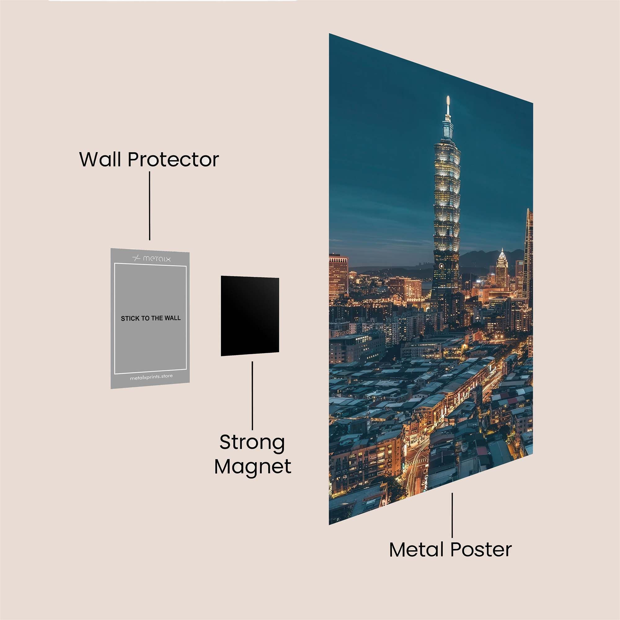 Taipei Radiance Safe Wall Magnetic / M