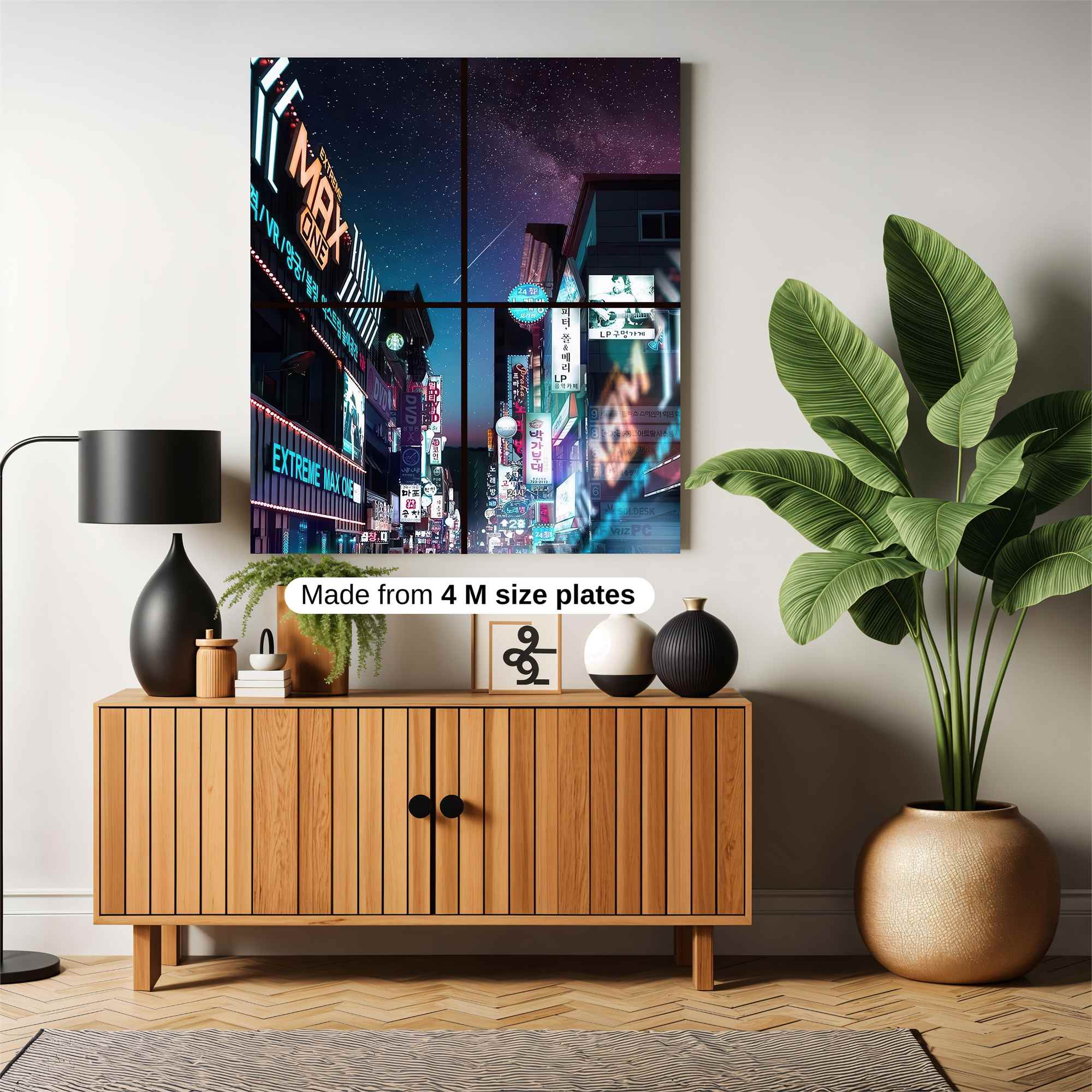 Neon Serenity Safe Wall Magnetic / M