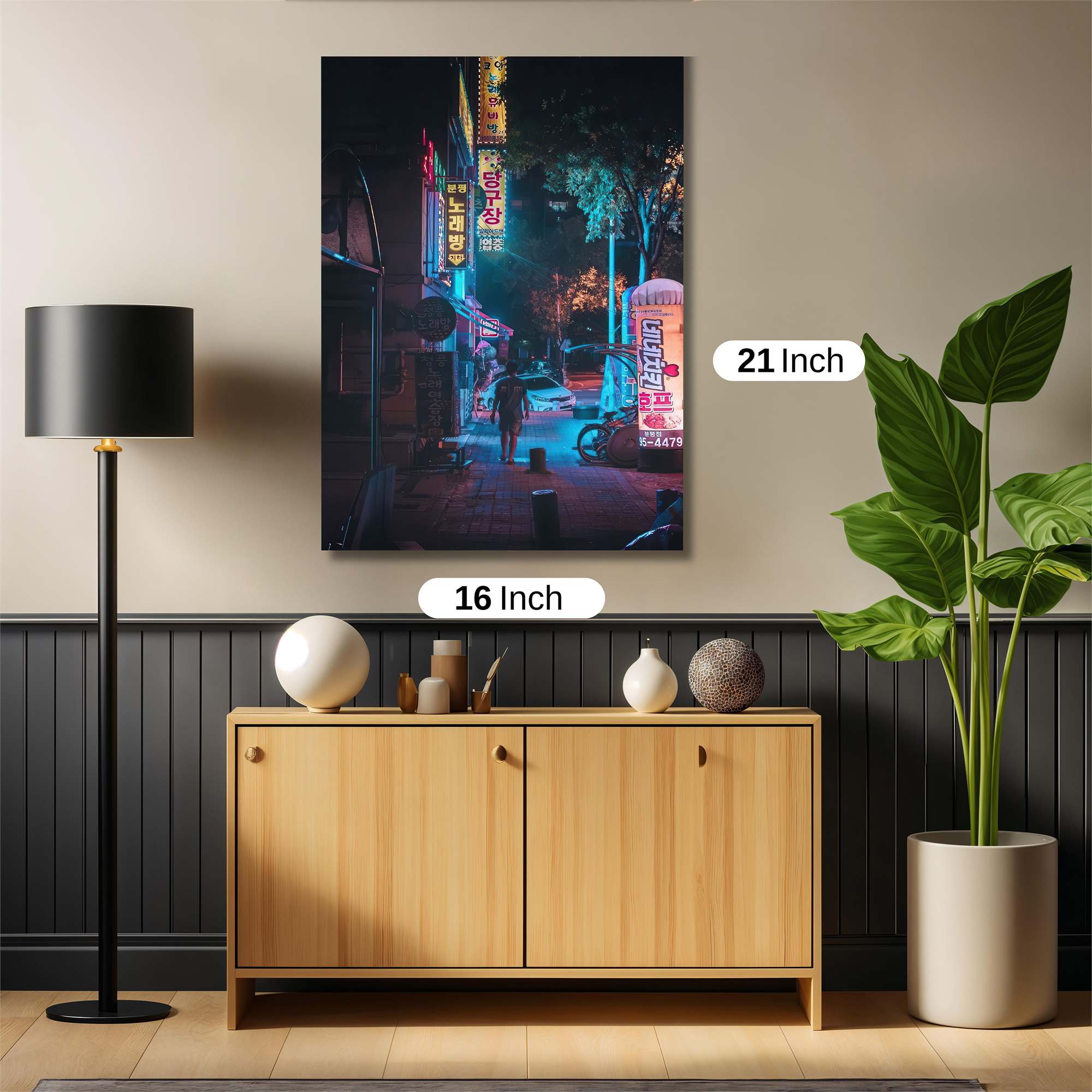 Neon Serenity Safe Wall Magnetic / M