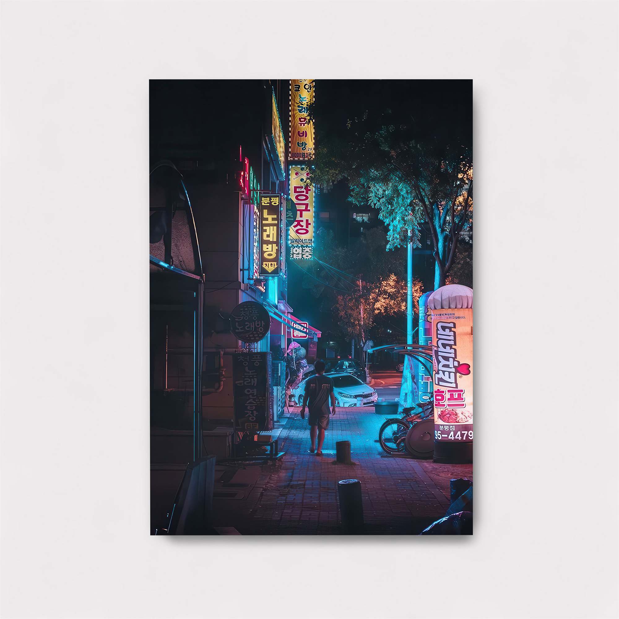 Neon Serenity Safe Wall Magnetic / M