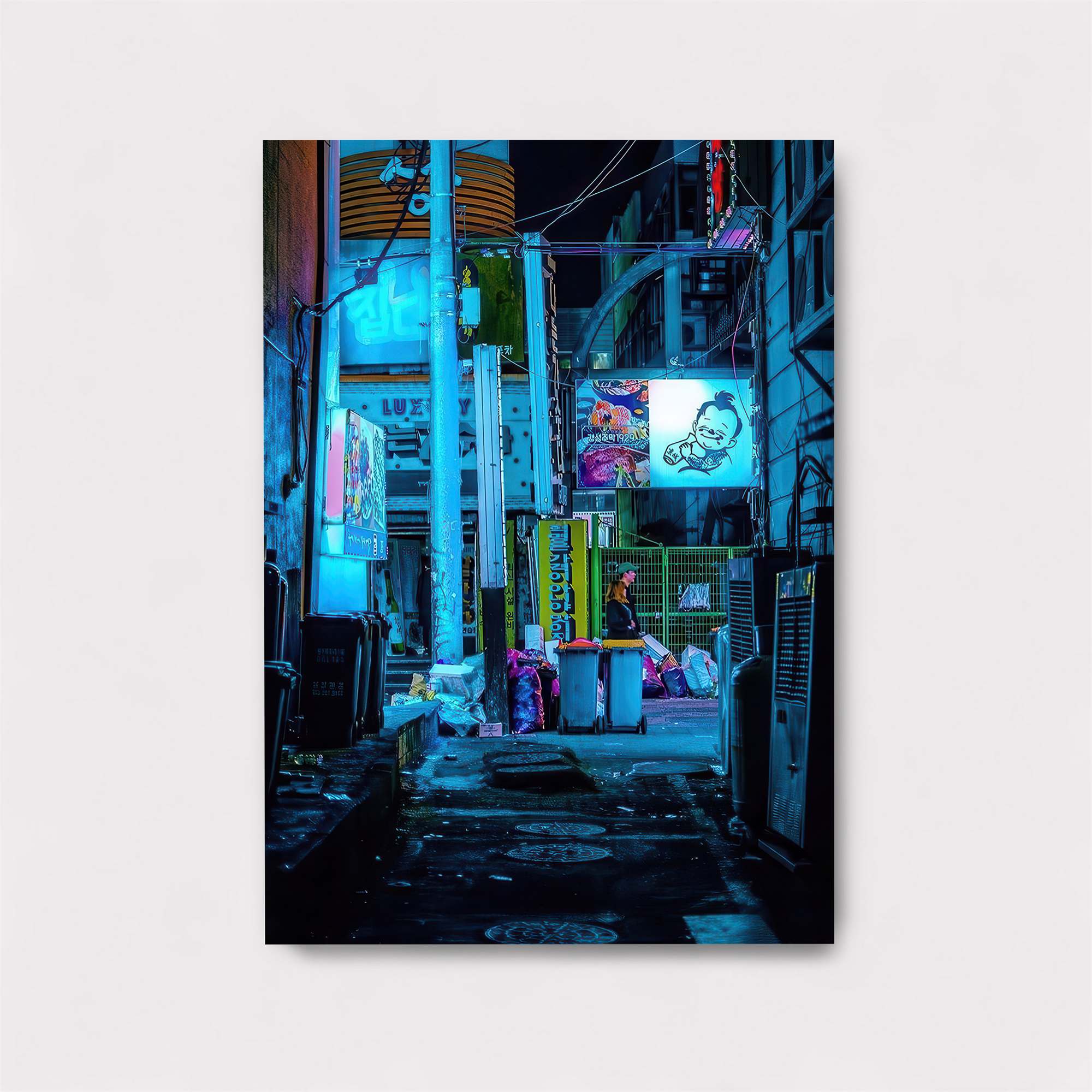 Neon Alleyway Safe Wall Magnetic / M