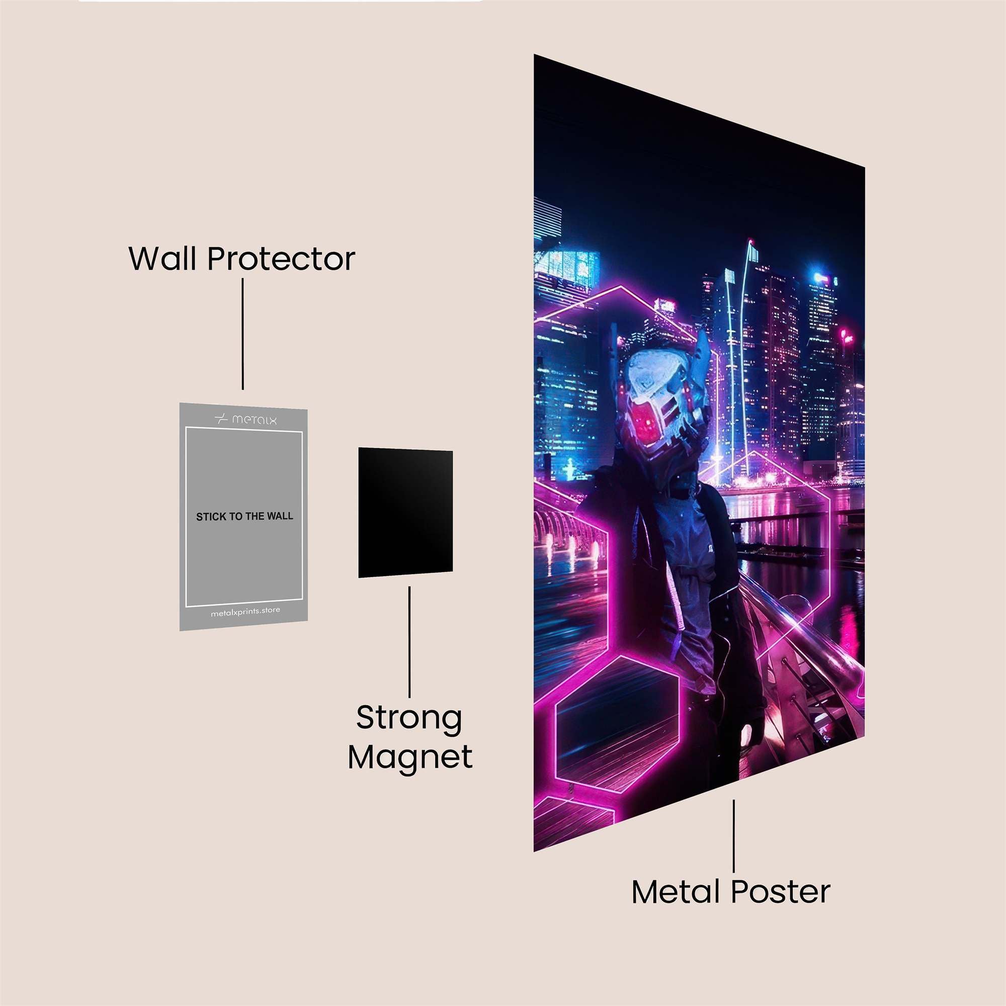 Gaze Sinister Safe Wall Magnetic / M