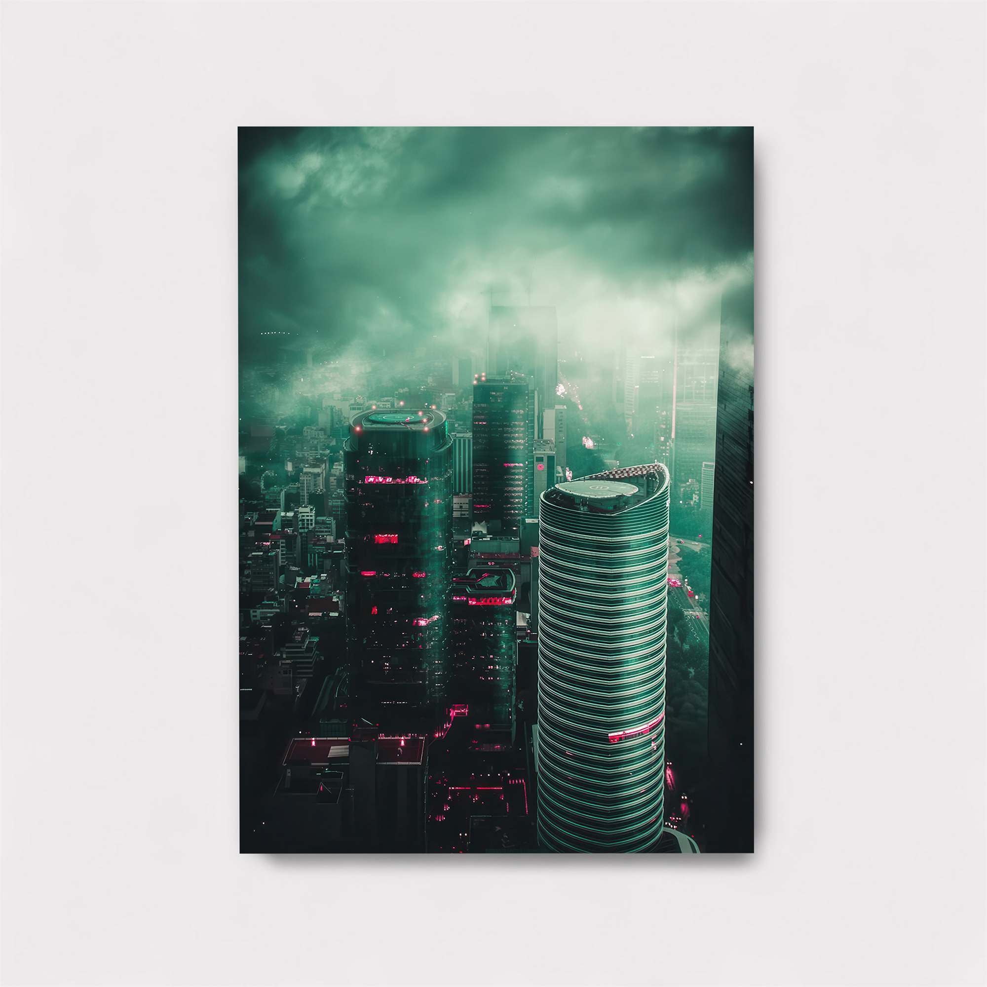 Cityscape Gloom Safe Wall Magnetic / M