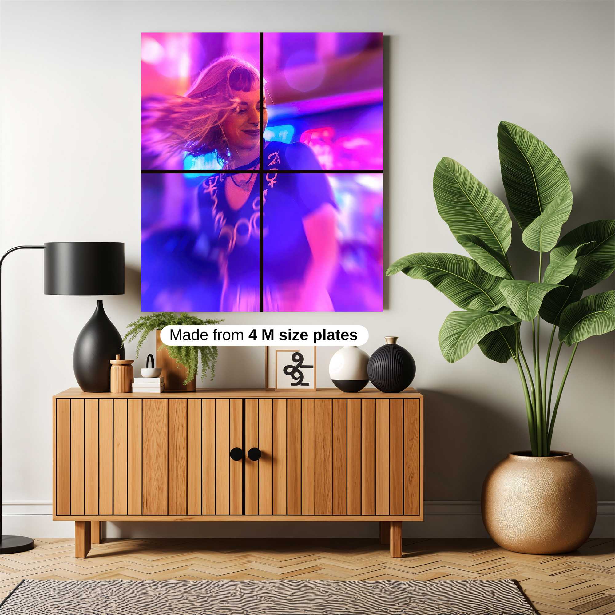 Neon Whirl Safe Wall Magnetic / M