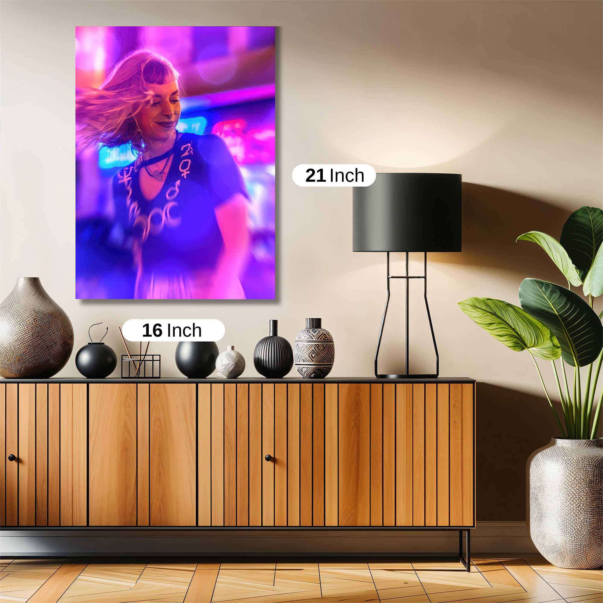 Neon Whirl Safe Wall Magnetic / M