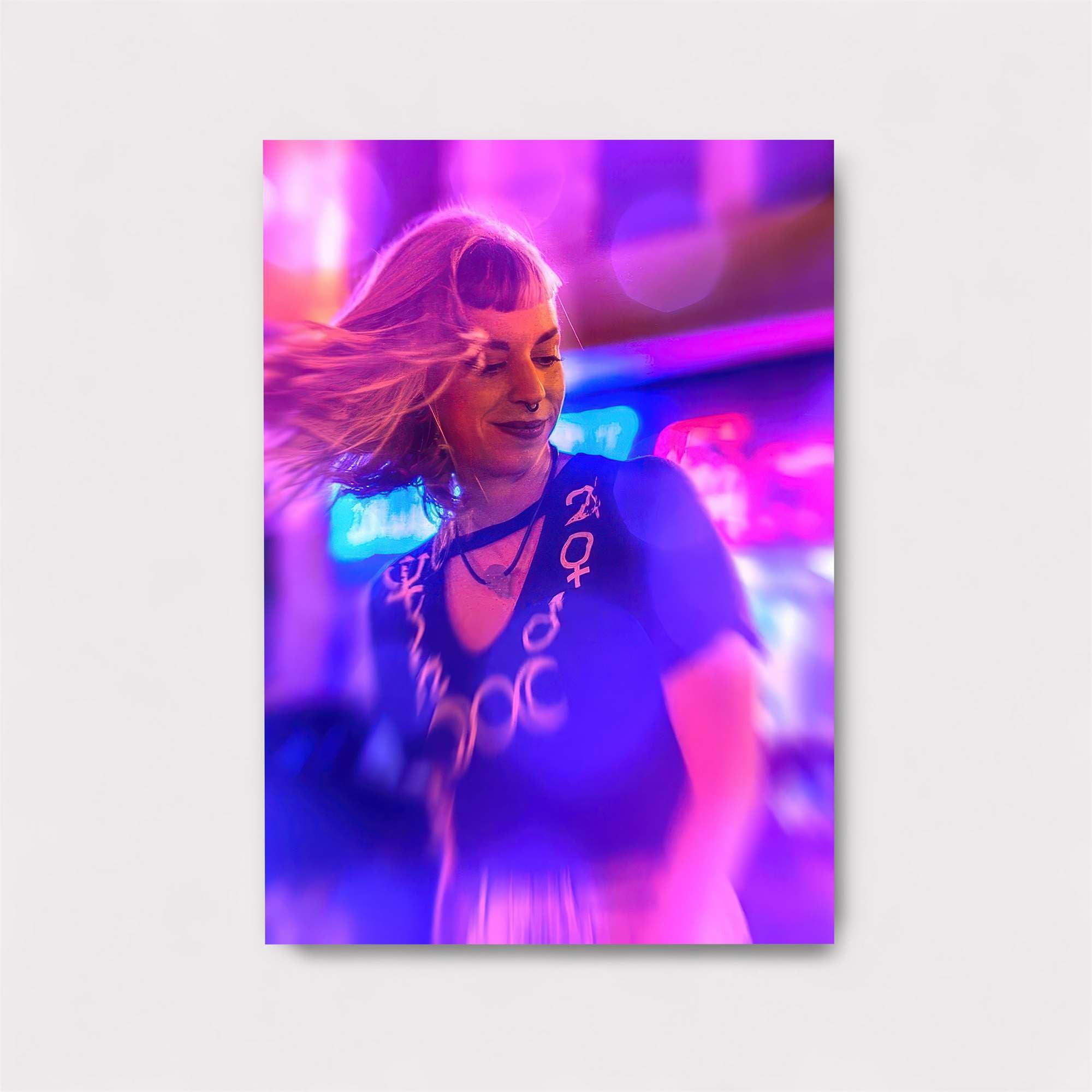 Neon Whirl Safe Wall Magnetic / M