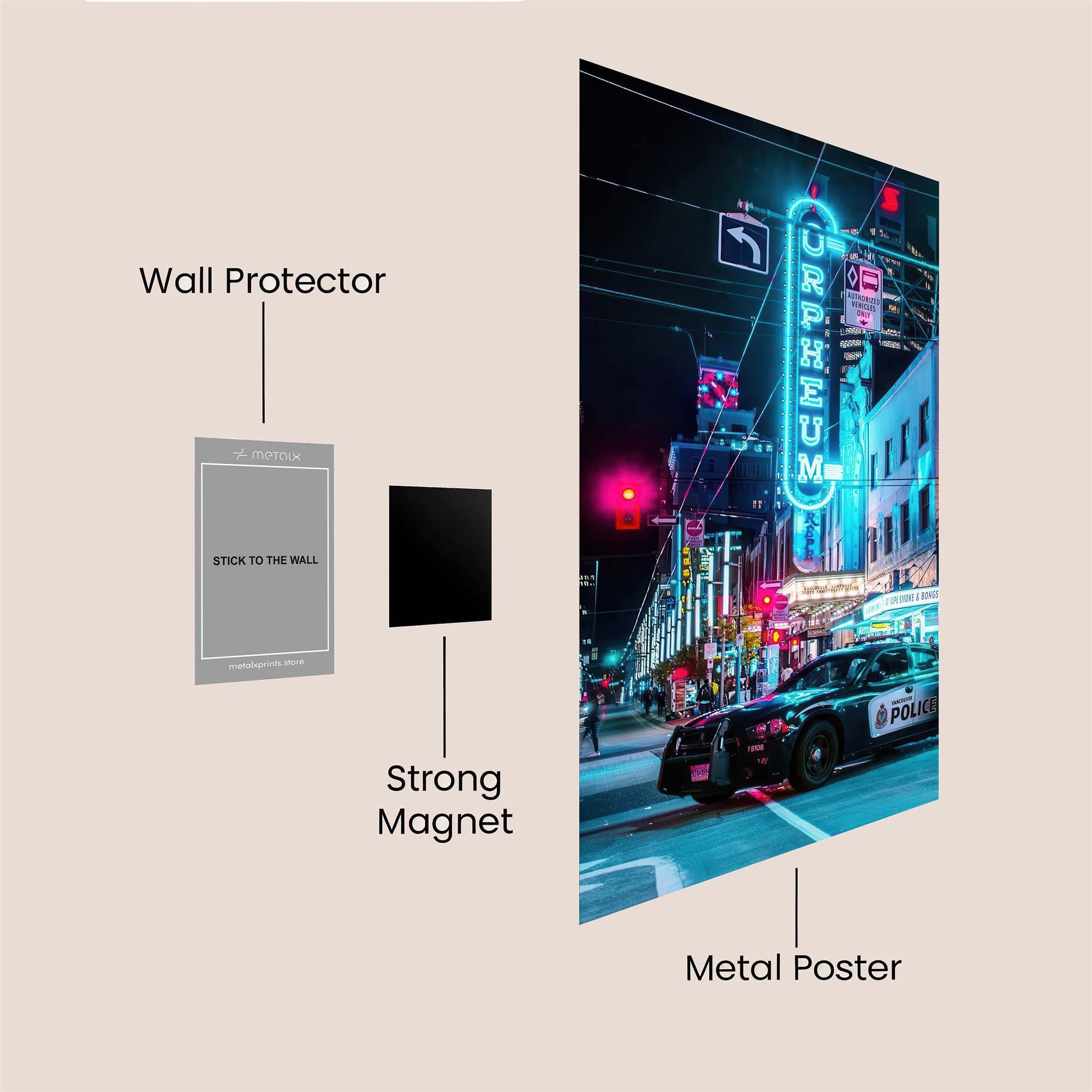 Raven Fury Safe Wall Magnetic / M