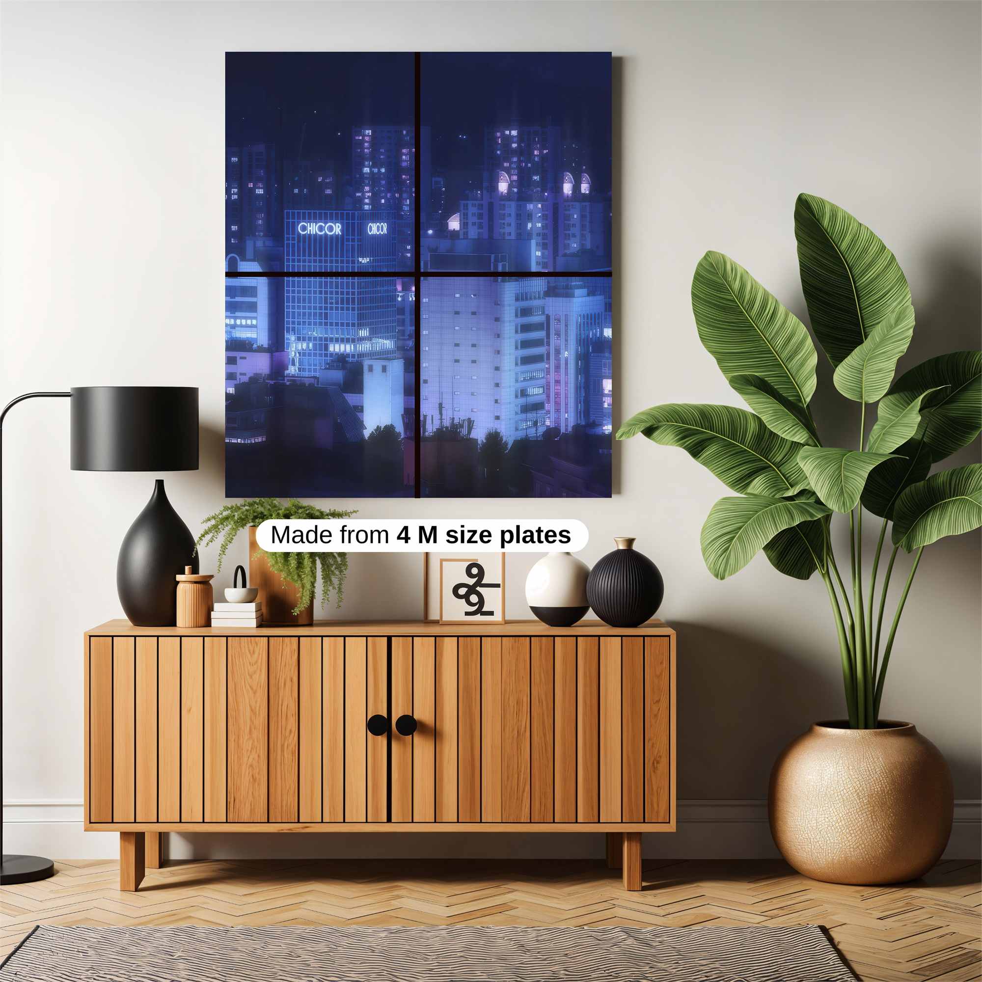 Neon Serenity Safe Wall Magnetic / M