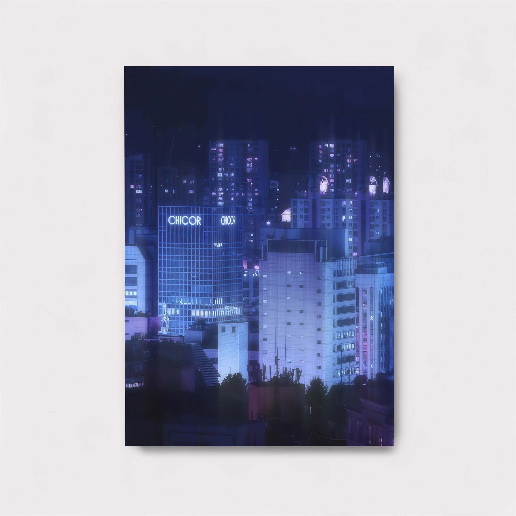 Neon Serenity Safe Wall Magnetic / M