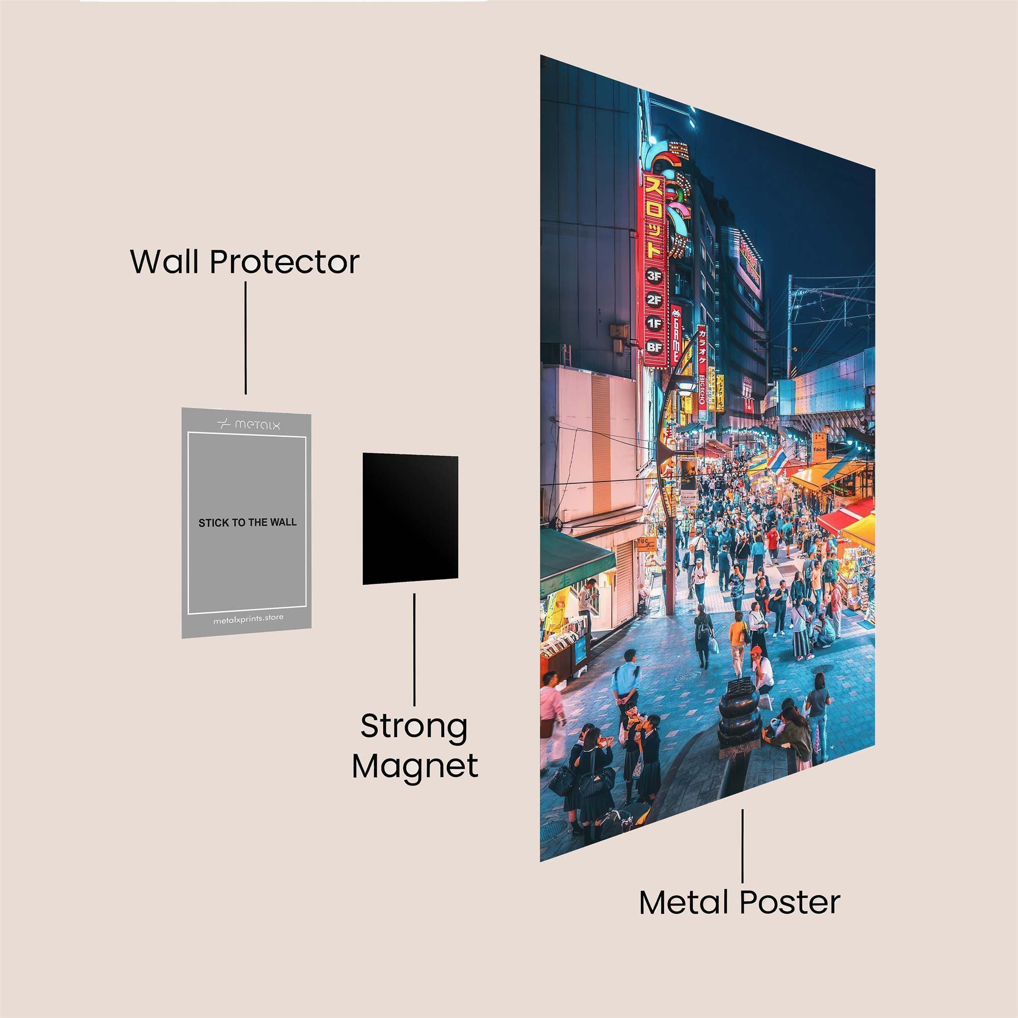 Tokyo Vibrance Safe Wall Magnetic / M