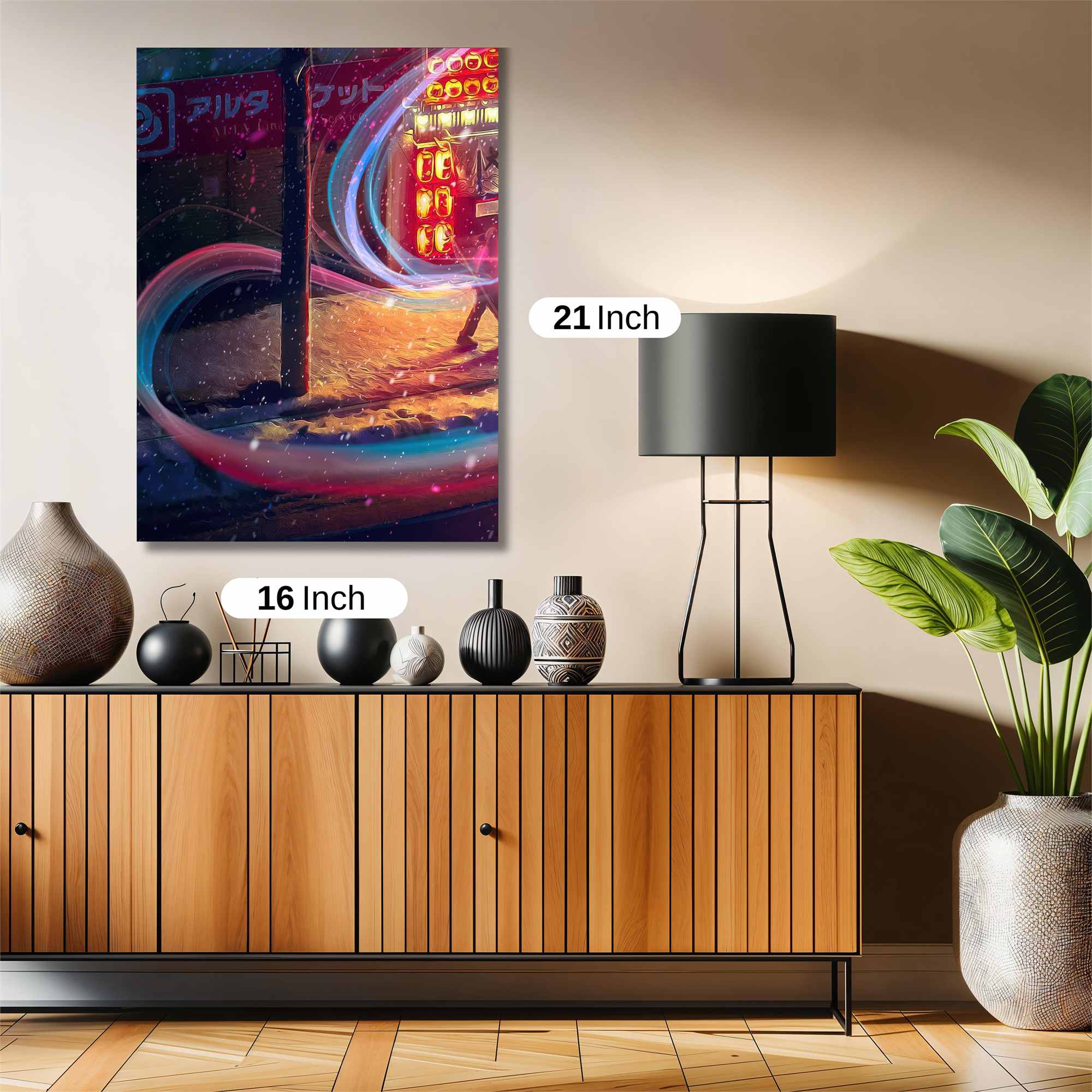 Neon Whirl Safe Wall Magnetic / M