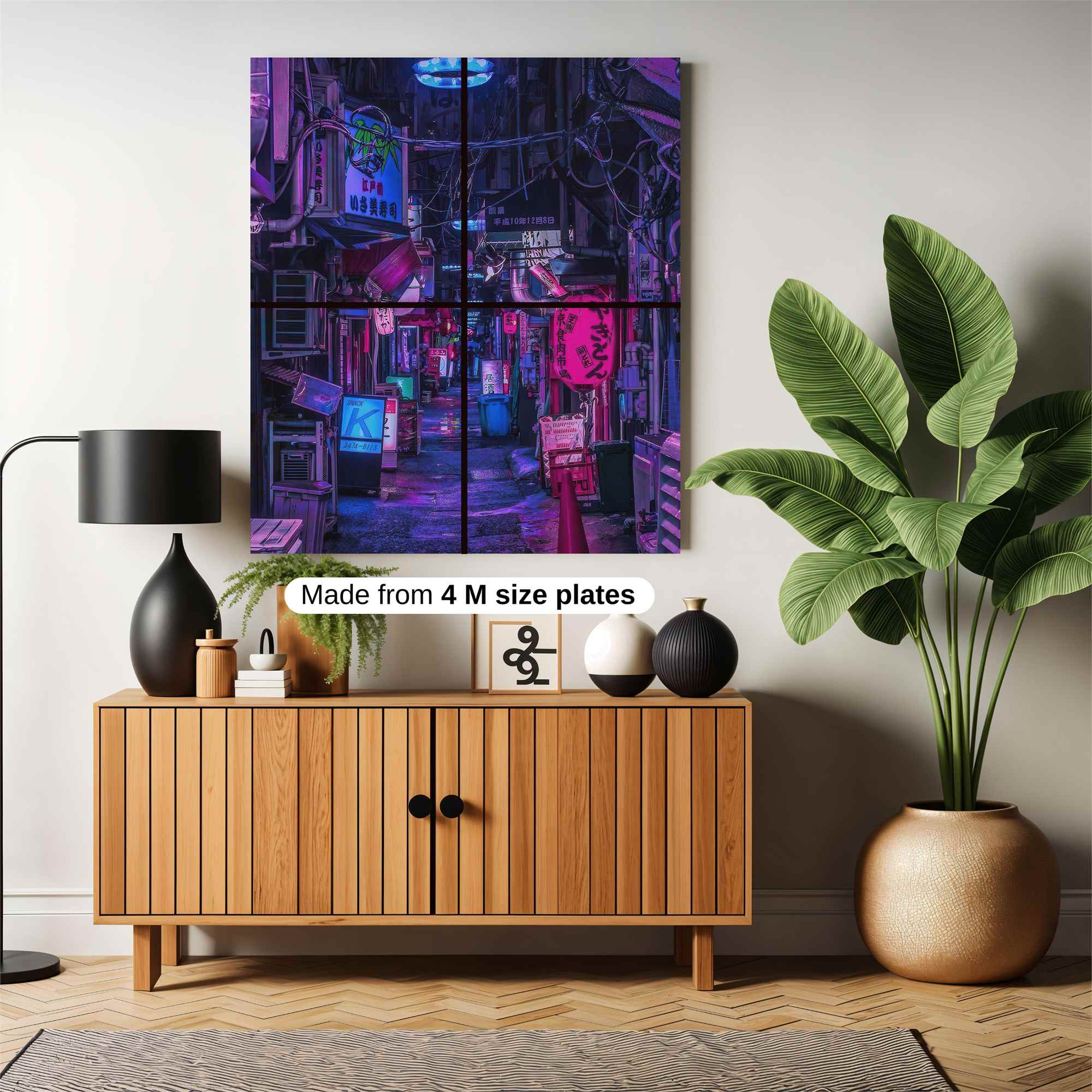 Neon Serenity Safe Wall Magnetic / M