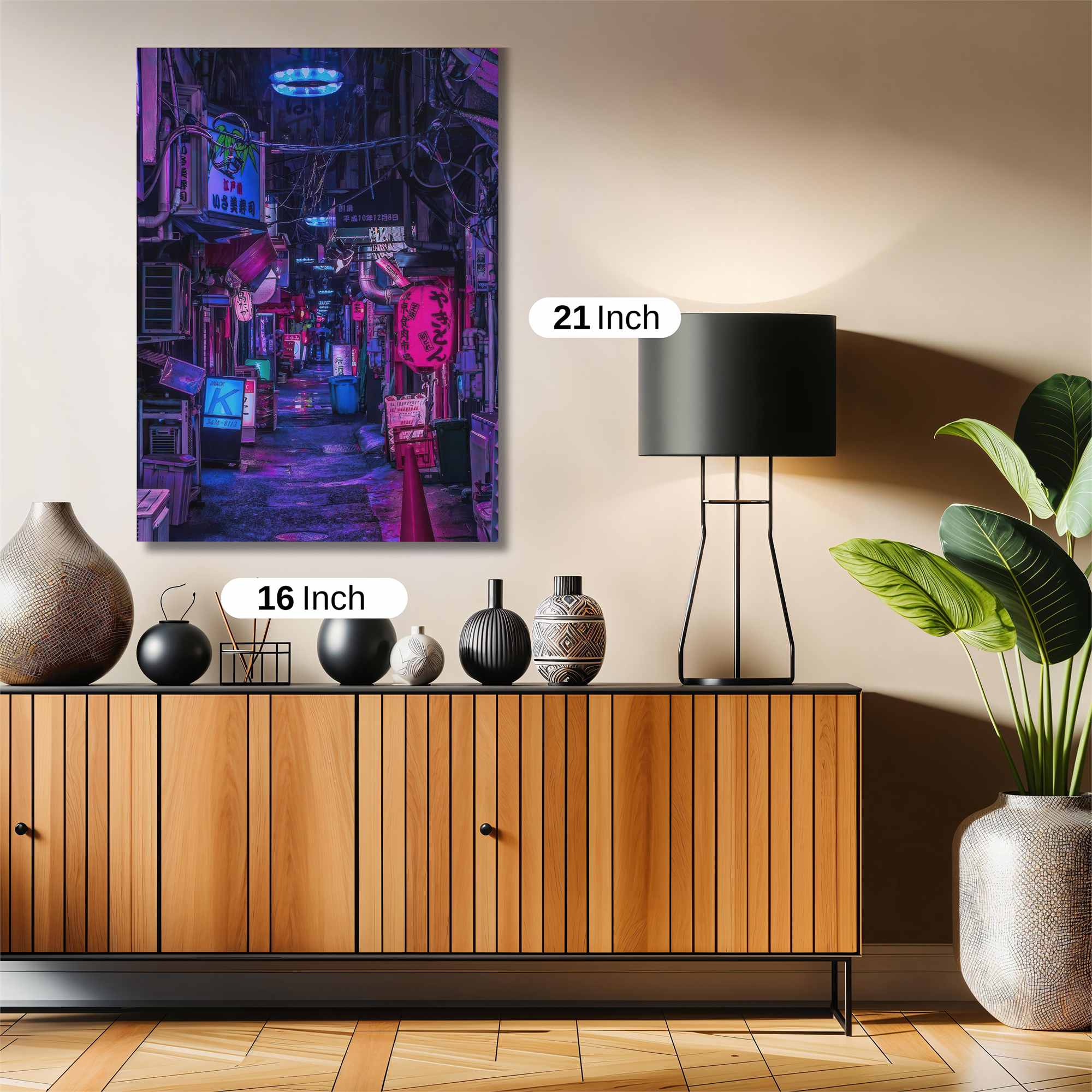 Neon Serenity Safe Wall Magnetic / M