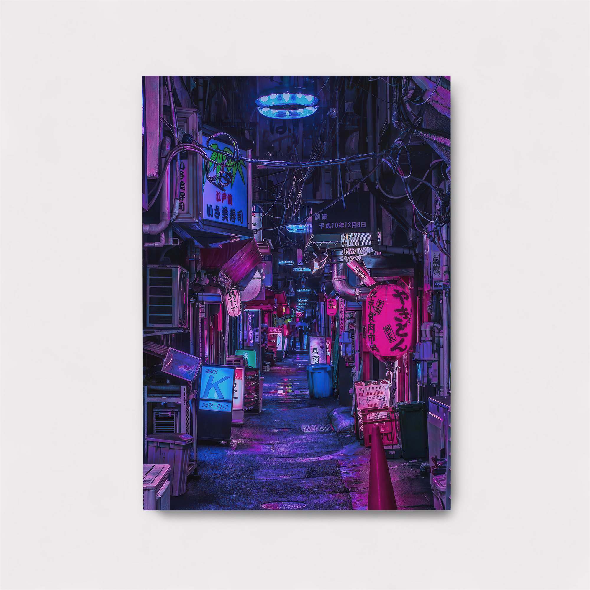 Neon Serenity Safe Wall Magnetic / M