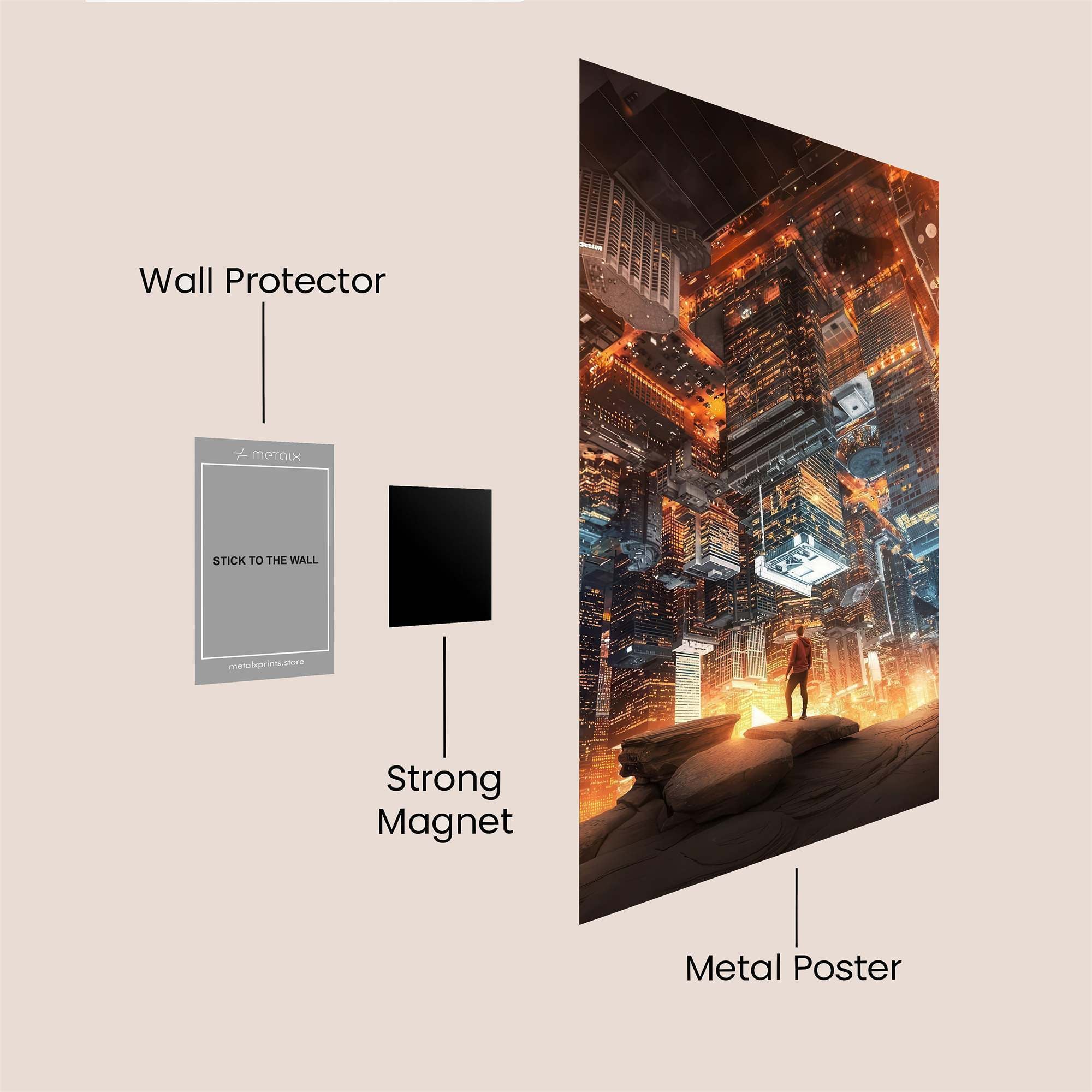 City Inferno Safe Wall Magnetic / M