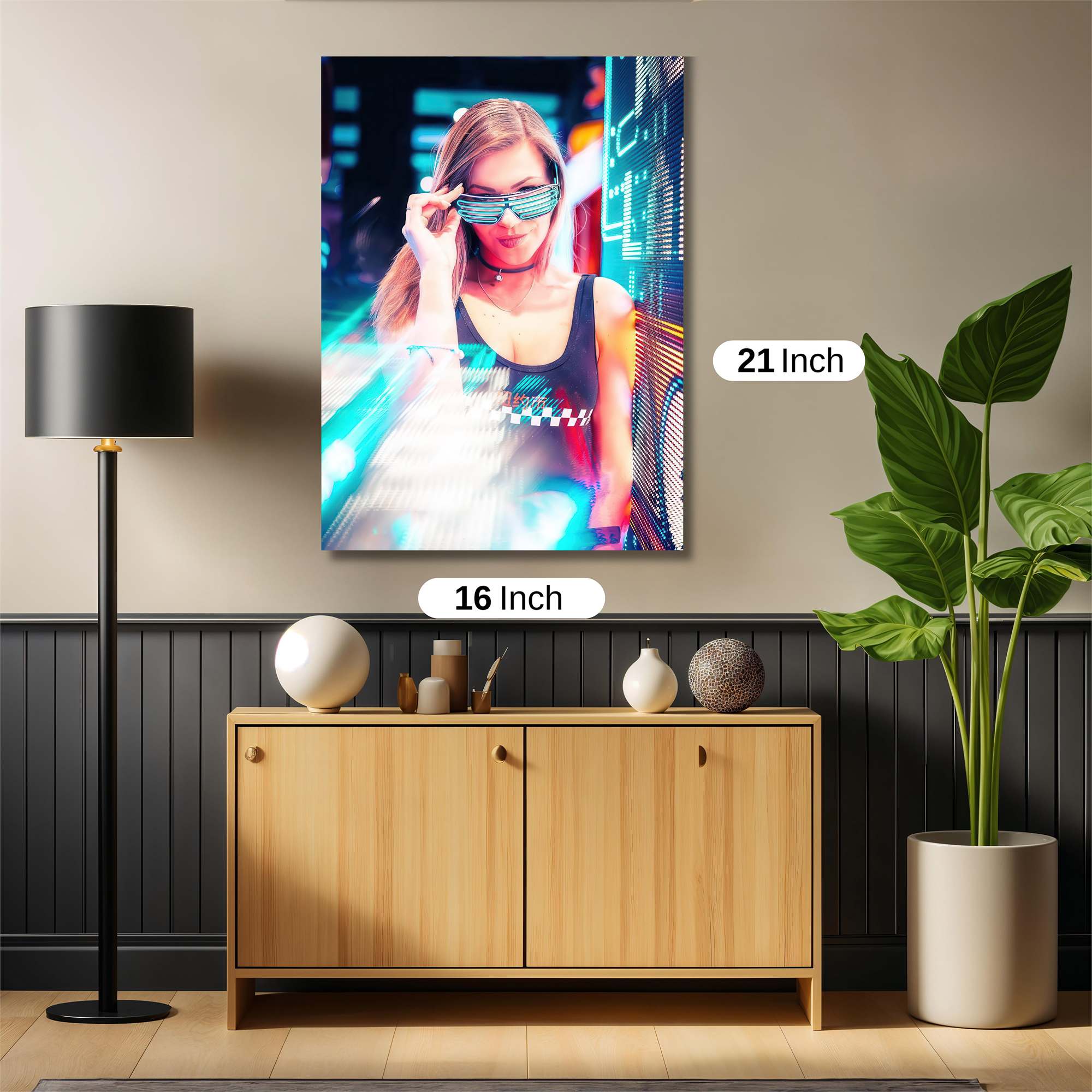 Neon Enigma Safe Wall Magnetic / M