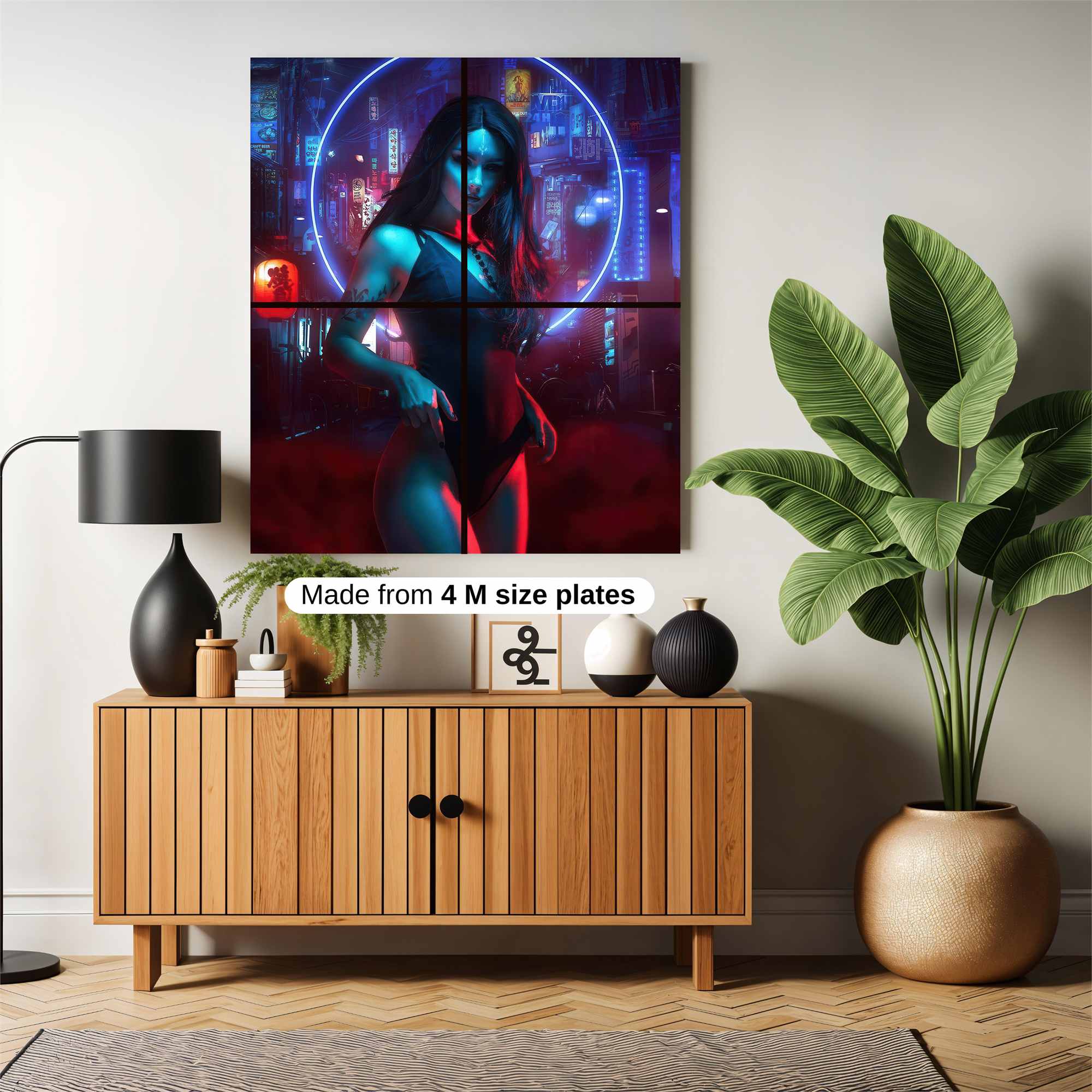 Neon Enigma Safe Wall Magnetic / M