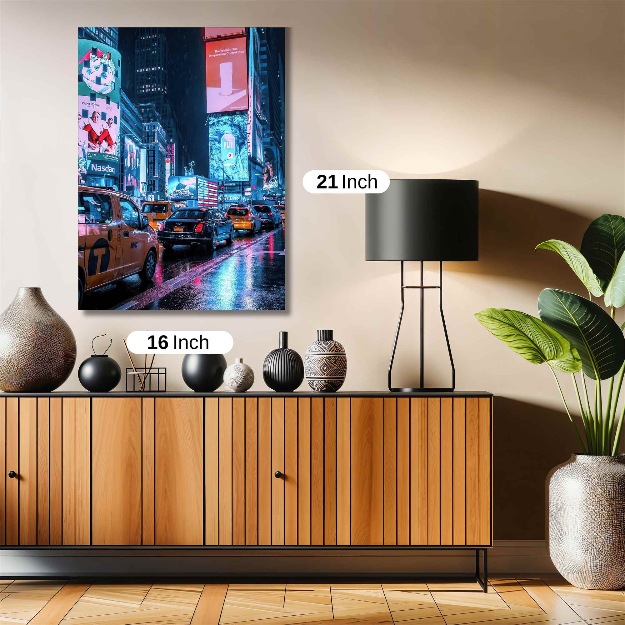 TimesSquare Vibrant Safe Wall Magnetic / M