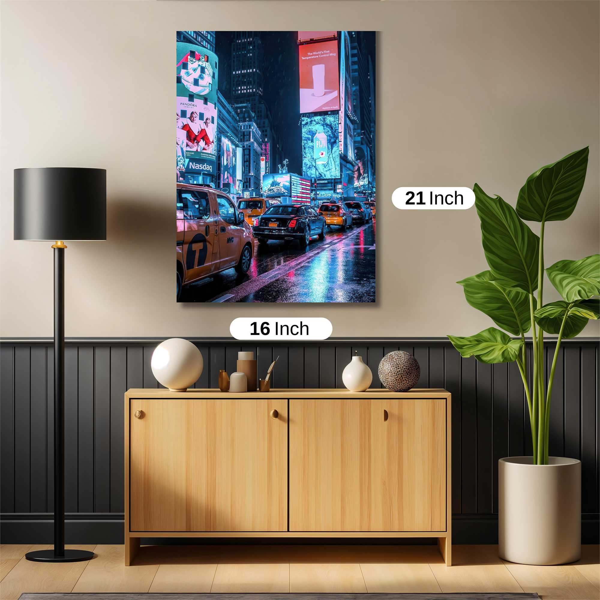 TimesSquare Vibrant Safe Wall Magnetic / M