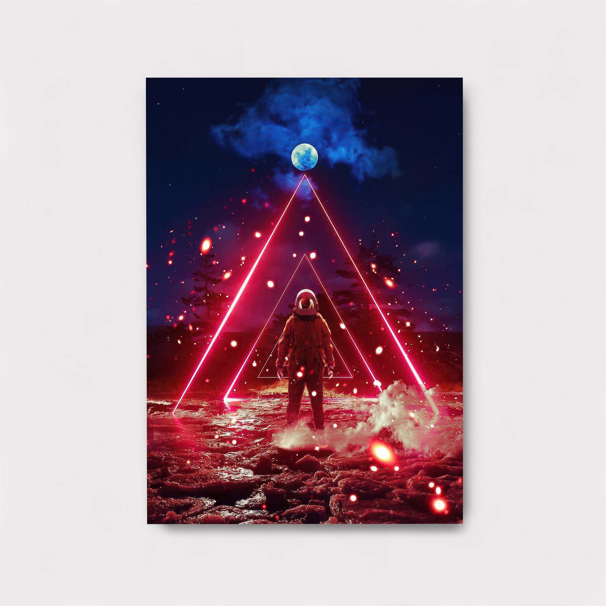 Astronaut Enigma Safe Wall Magnetic / M