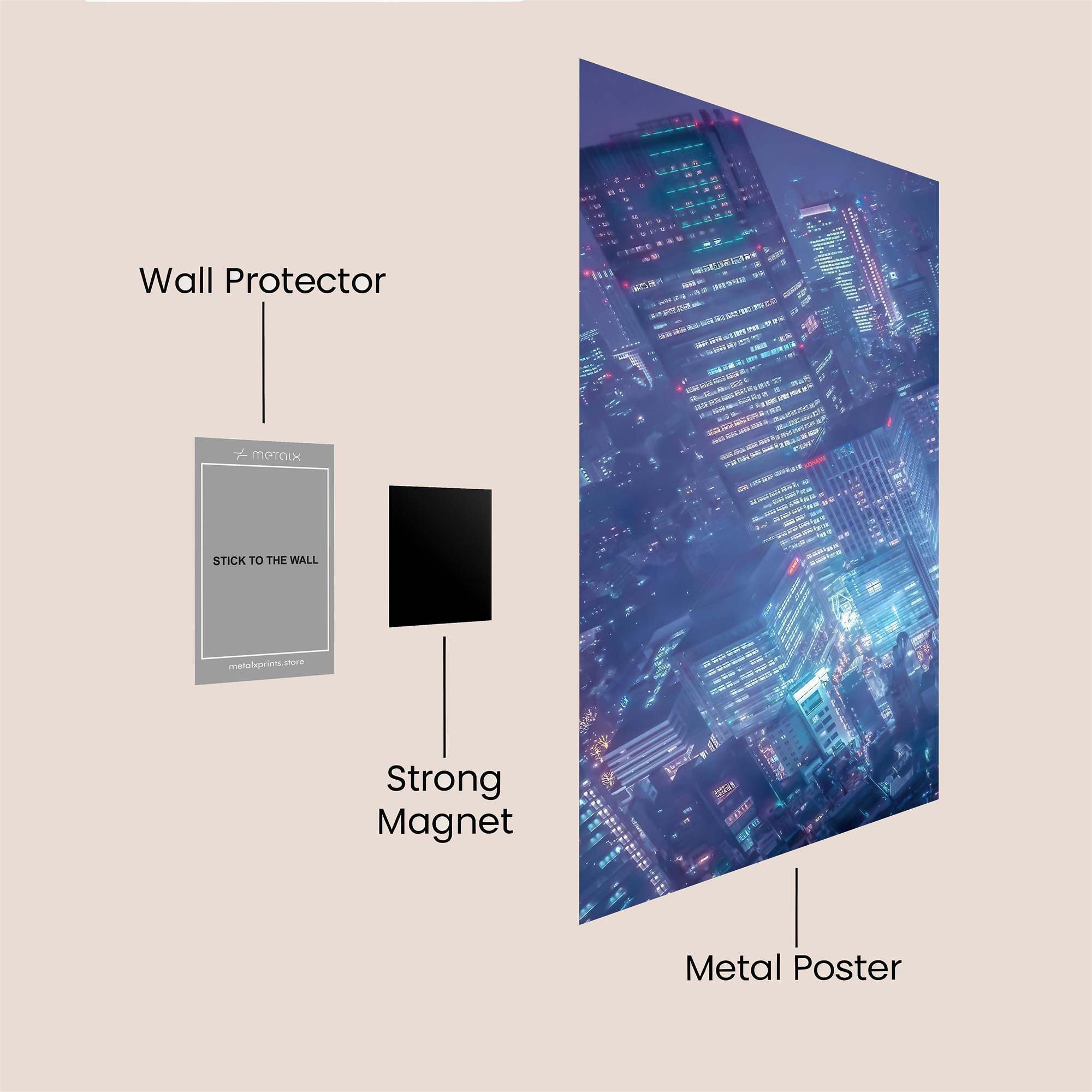 Tokyo Dream Safe Wall Magnetic / M