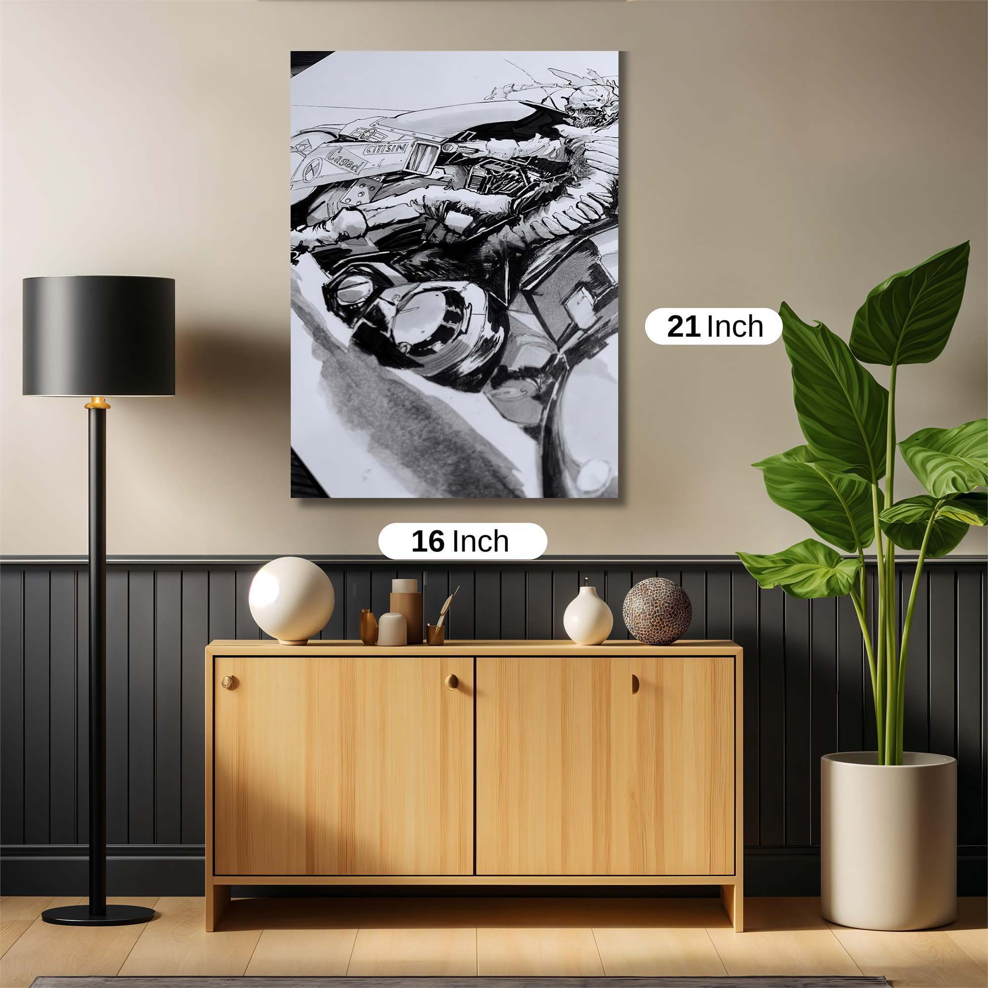 Cyberpunk Reverie Safe Wall Magnetic / M