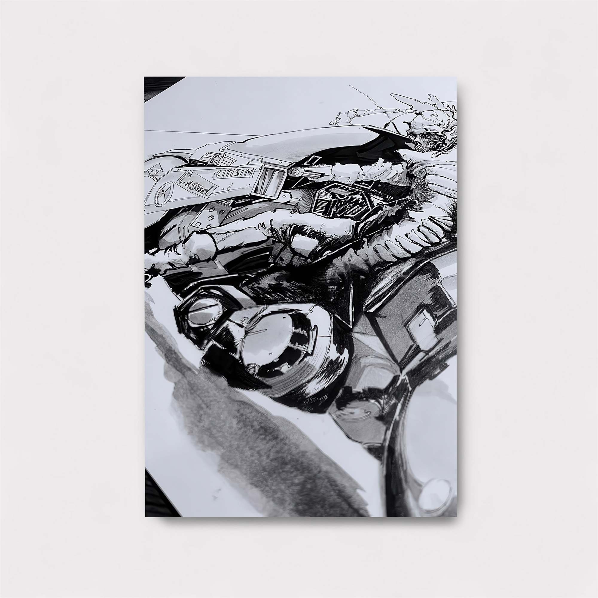 Cyberpunk Reverie Safe Wall Magnetic / M