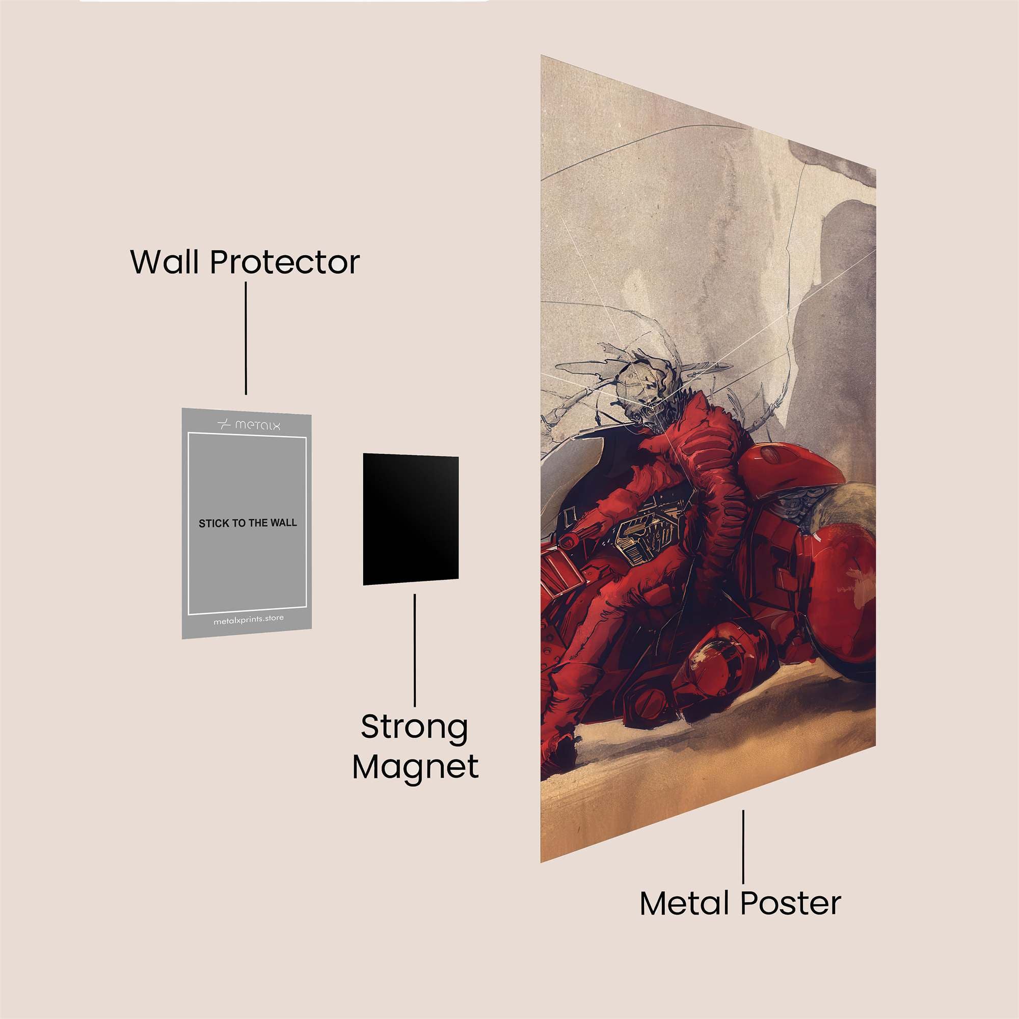 Kaneda Apocalyptic Safe Wall Magnetic / M