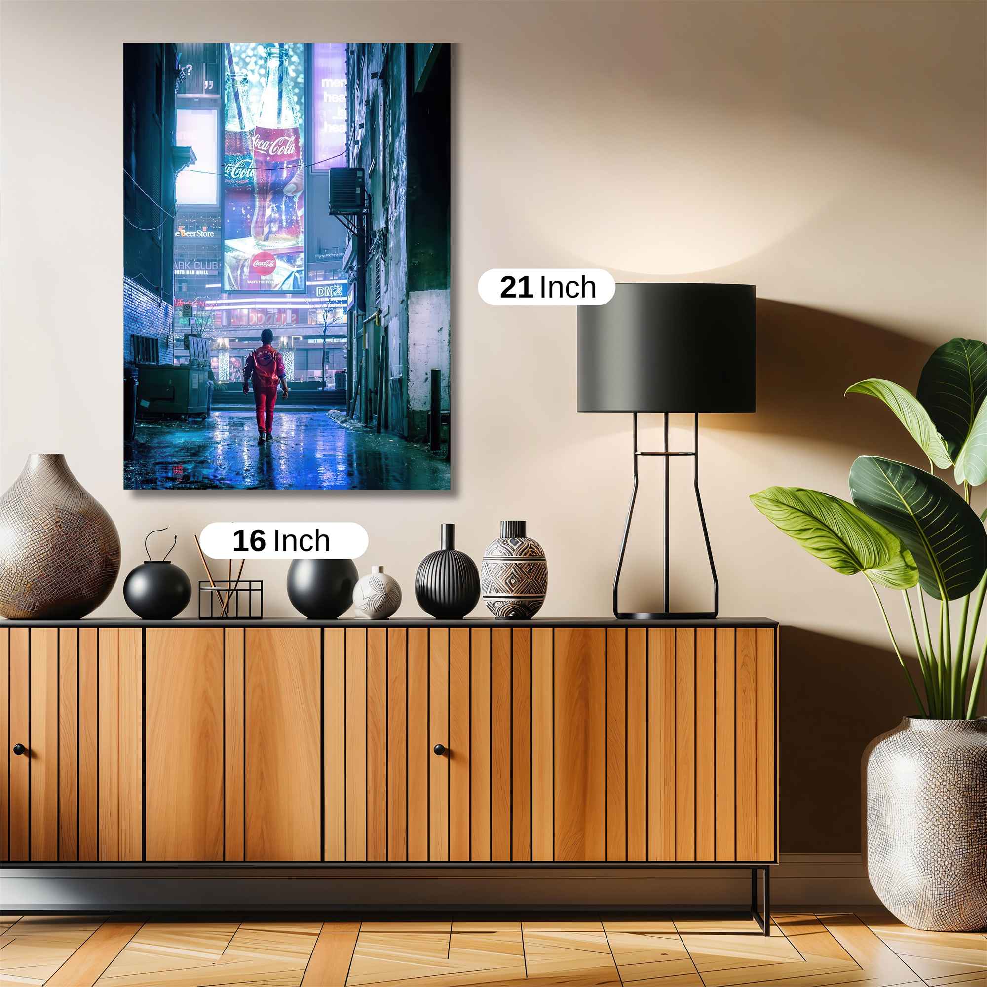 Neon Solitude Safe Wall Magnetic / M