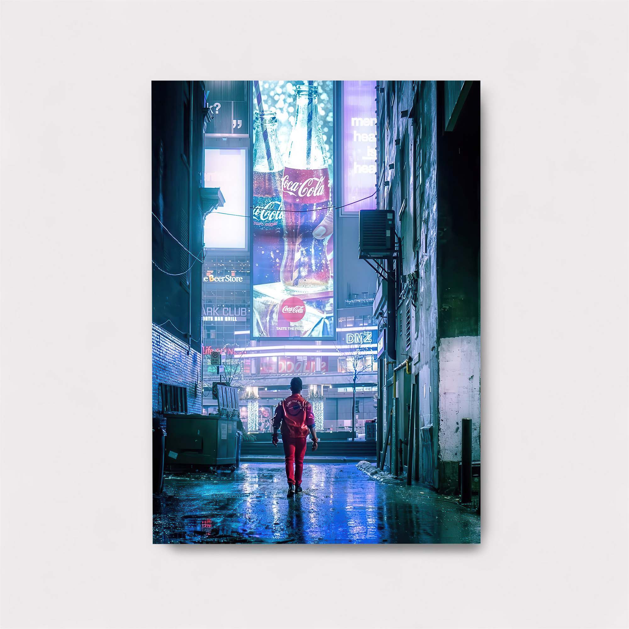 Neon Solitude Safe Wall Magnetic / M