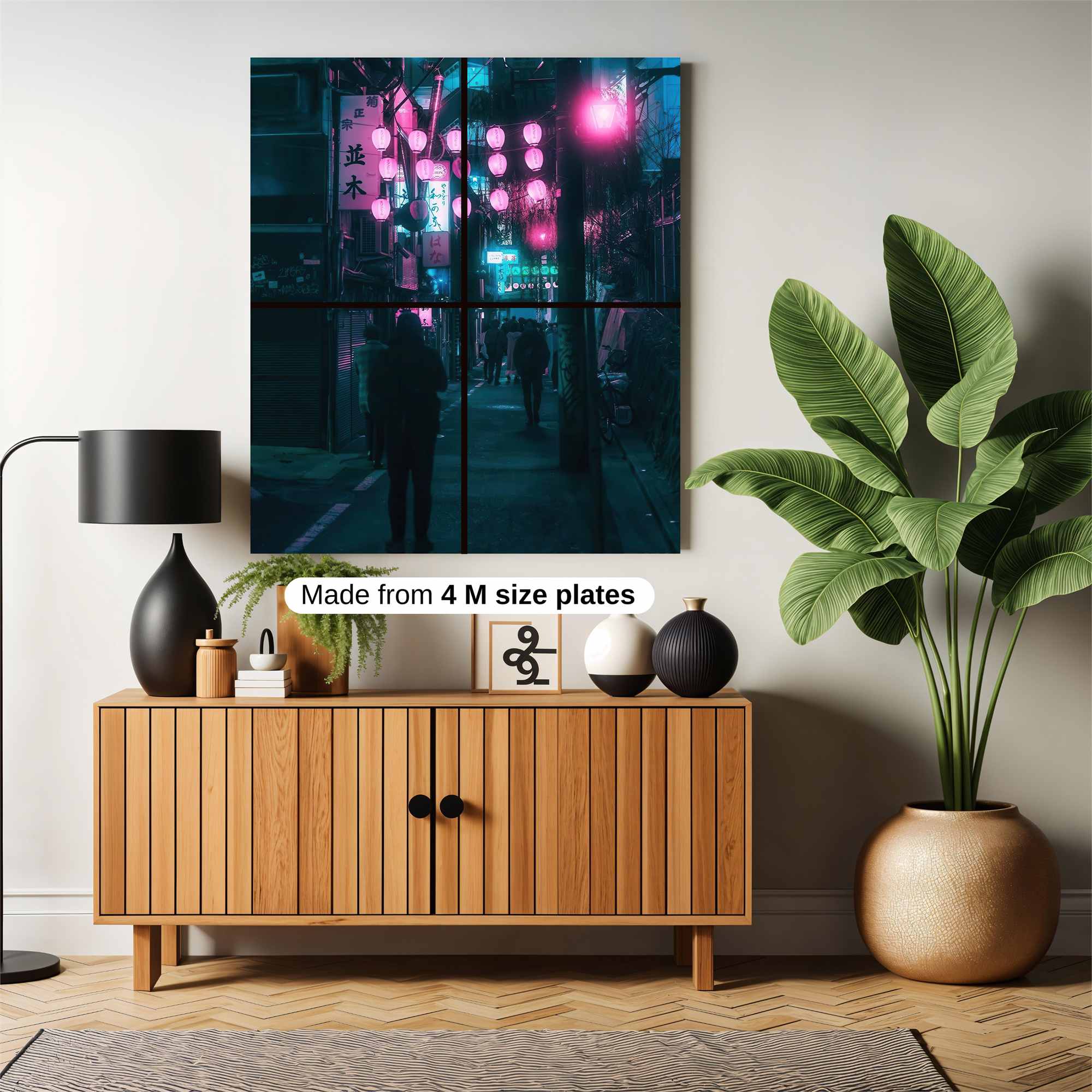 Neon Dreamscape Safe Wall Magnetic / M
