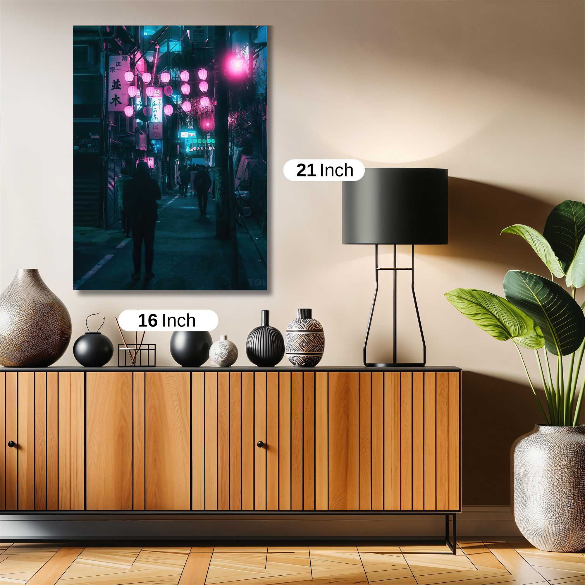 Neon Dreamscape Safe Wall Magnetic / M