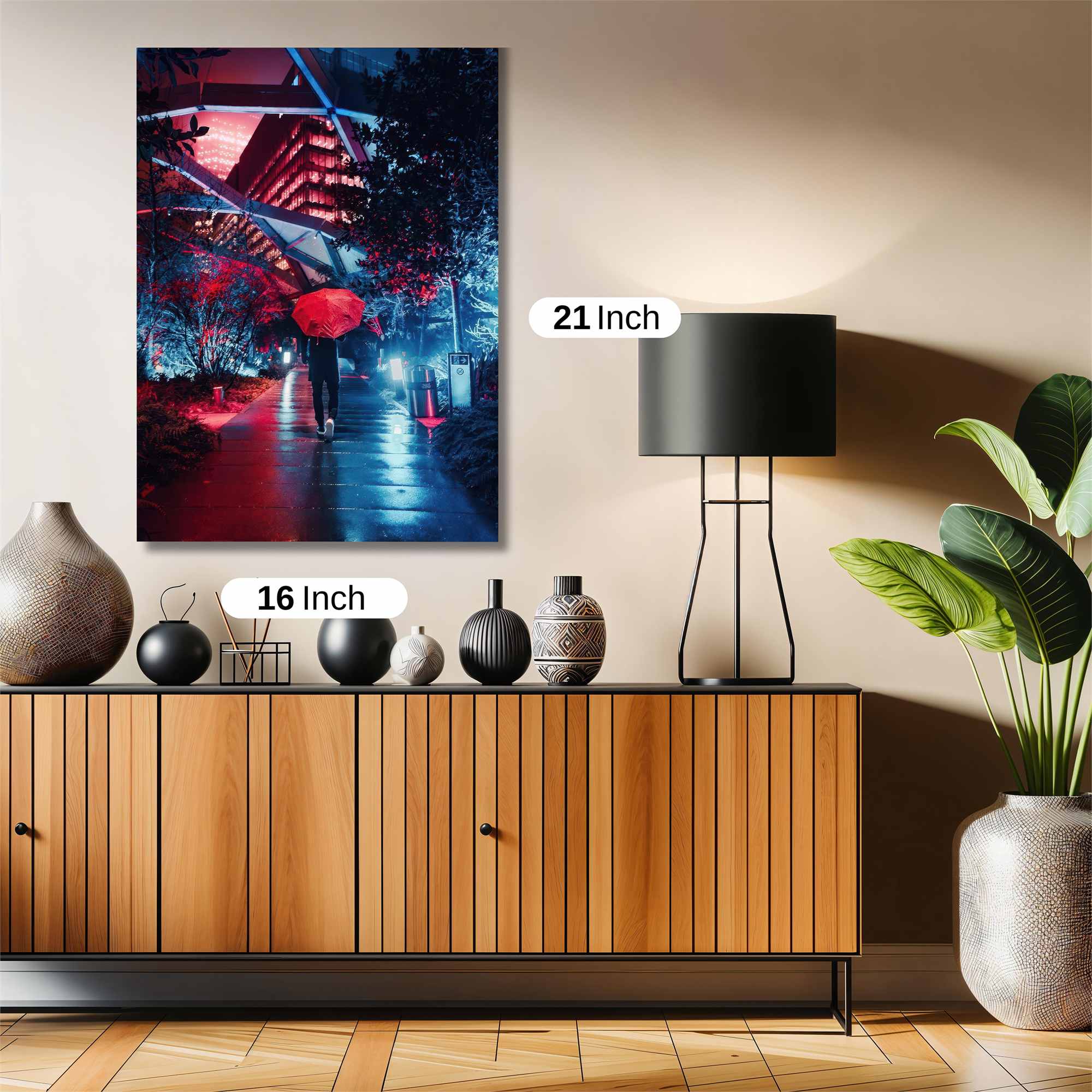 Neon Solitude Safe Wall Magnetic / M