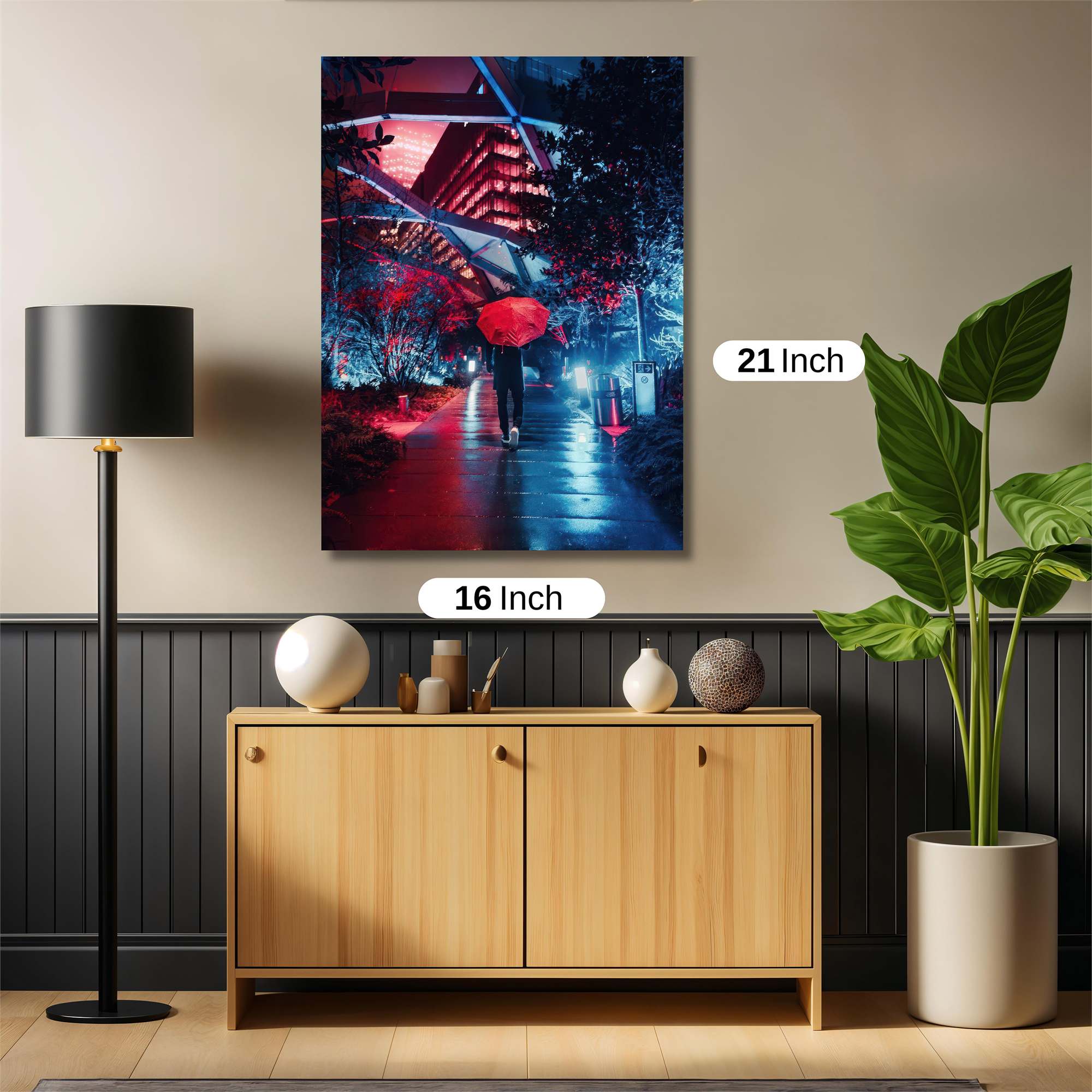 Neon Solitude Safe Wall Magnetic / M