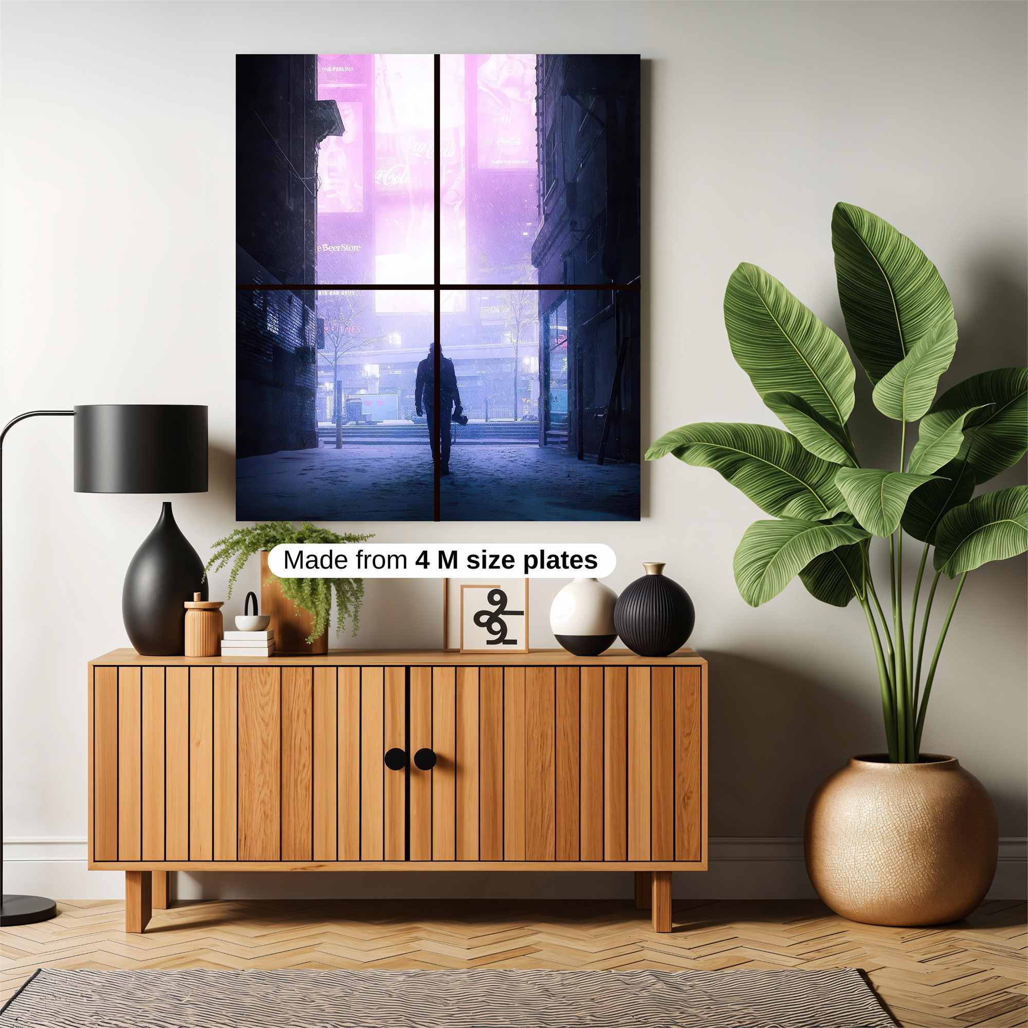 Neon Solitude Safe Wall Magnetic / M