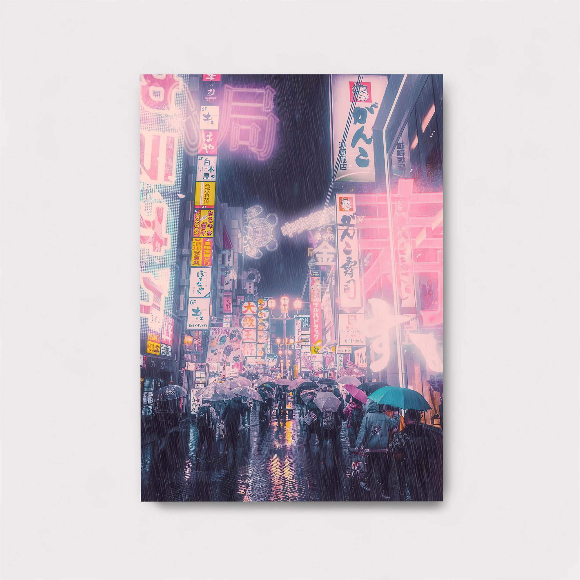 Neon Rain Safe Wall Magnetic / M