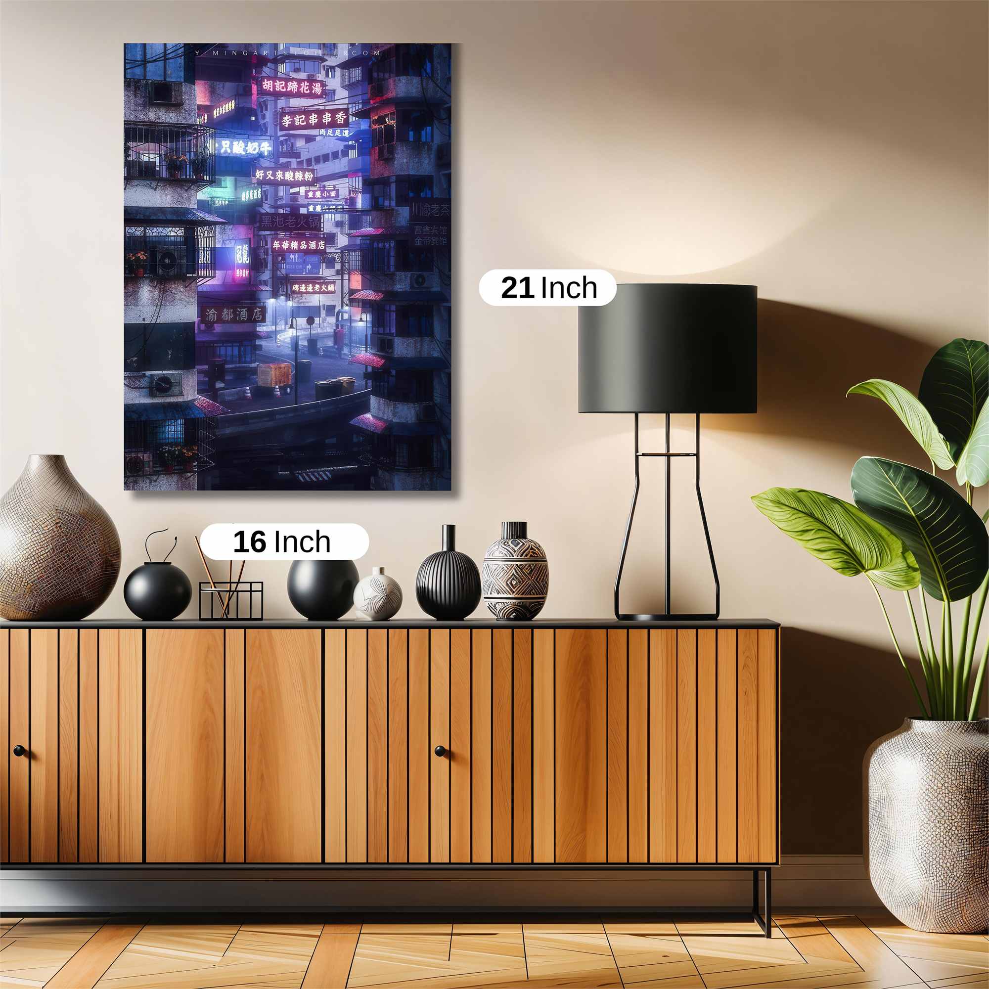 Cyberpunk Glow Safe Wall Magnetic / M