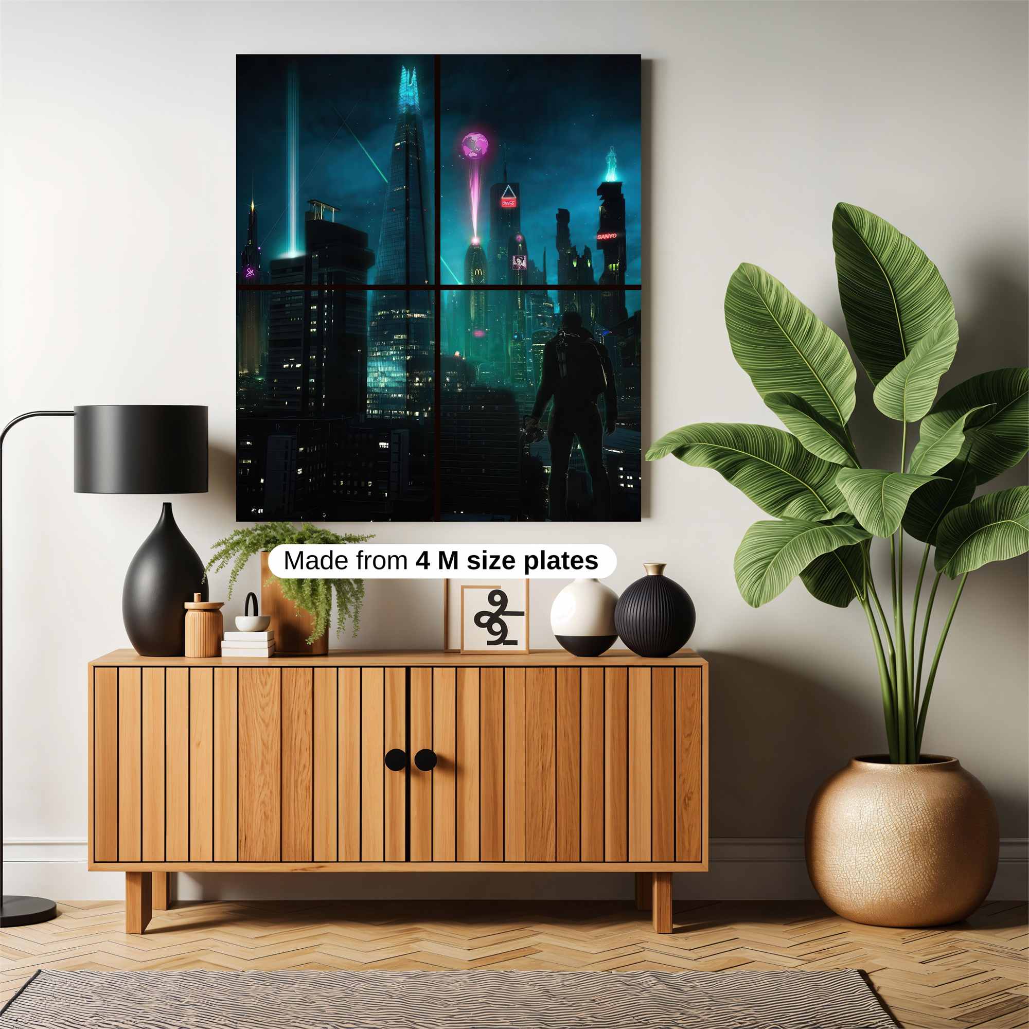 Neon Serenity Safe Wall Magnetic / M