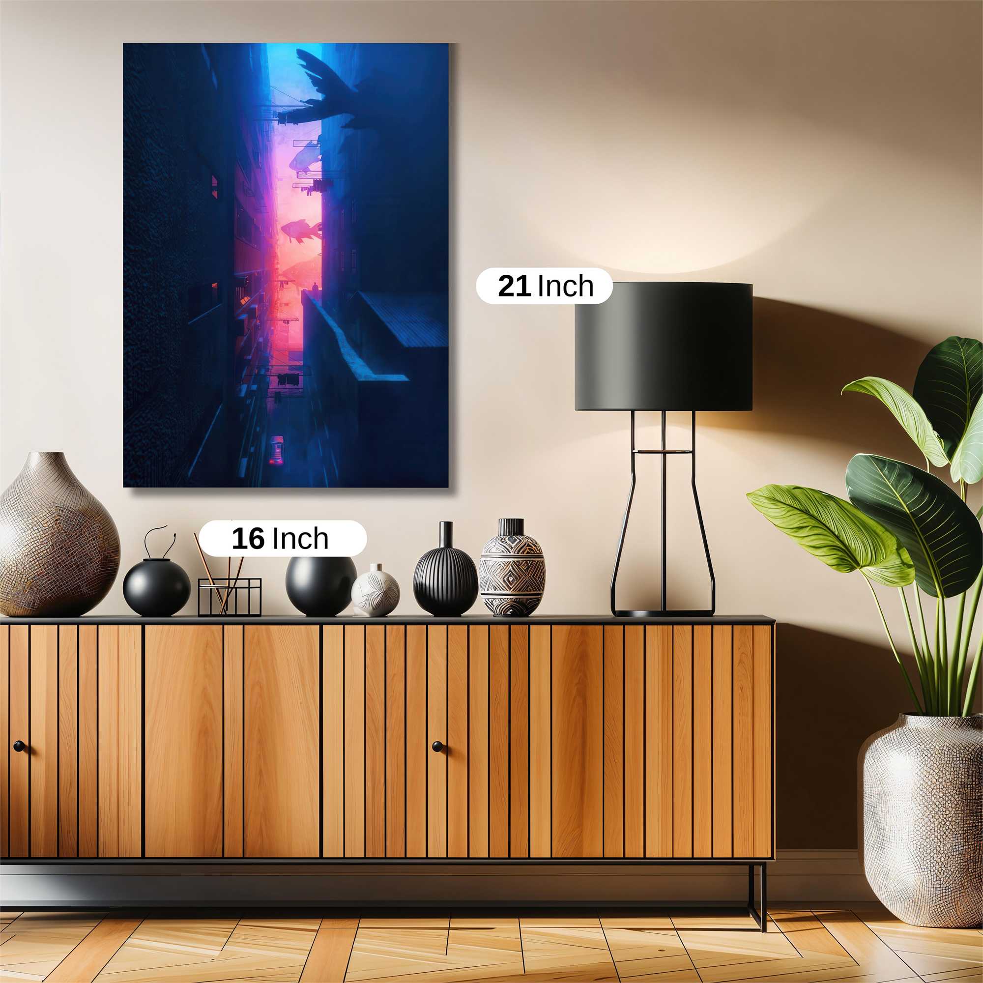 Neon Descent Safe Wall Magnetic / M