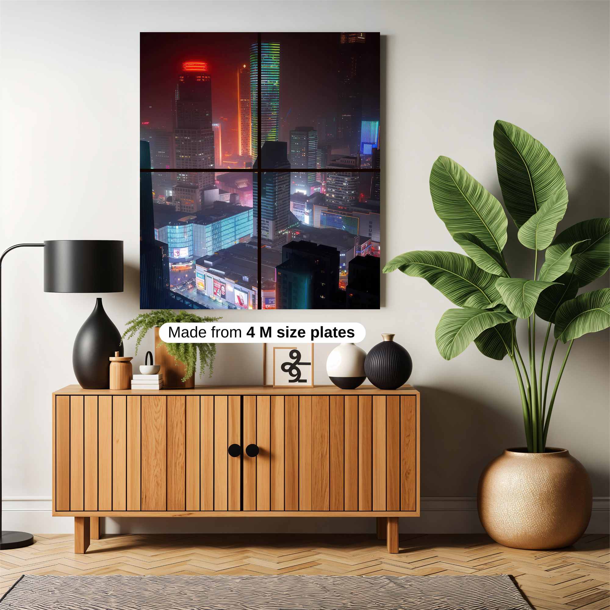 Neon Serenity Safe Wall Magnetic / M