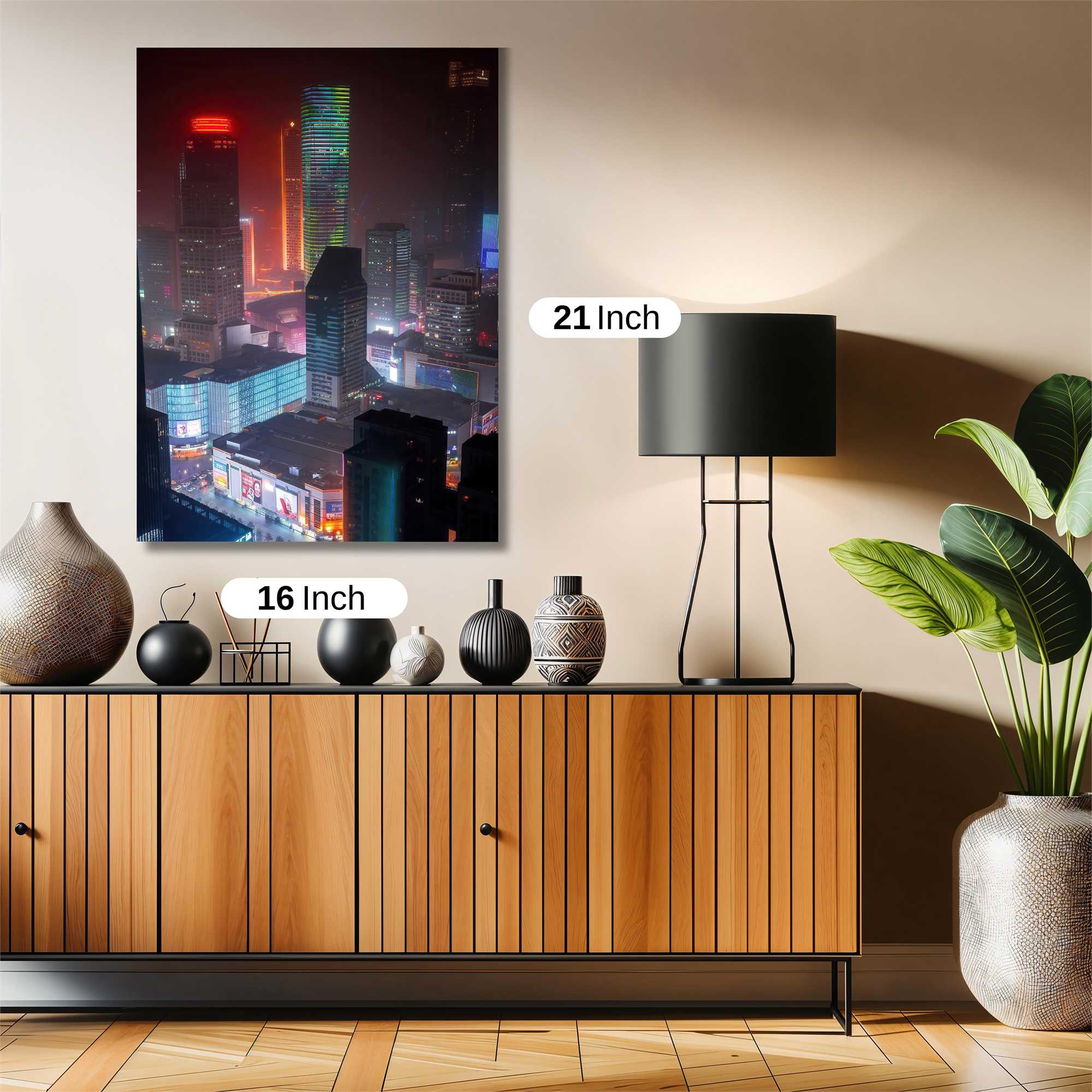 Neon Serenity Safe Wall Magnetic / M