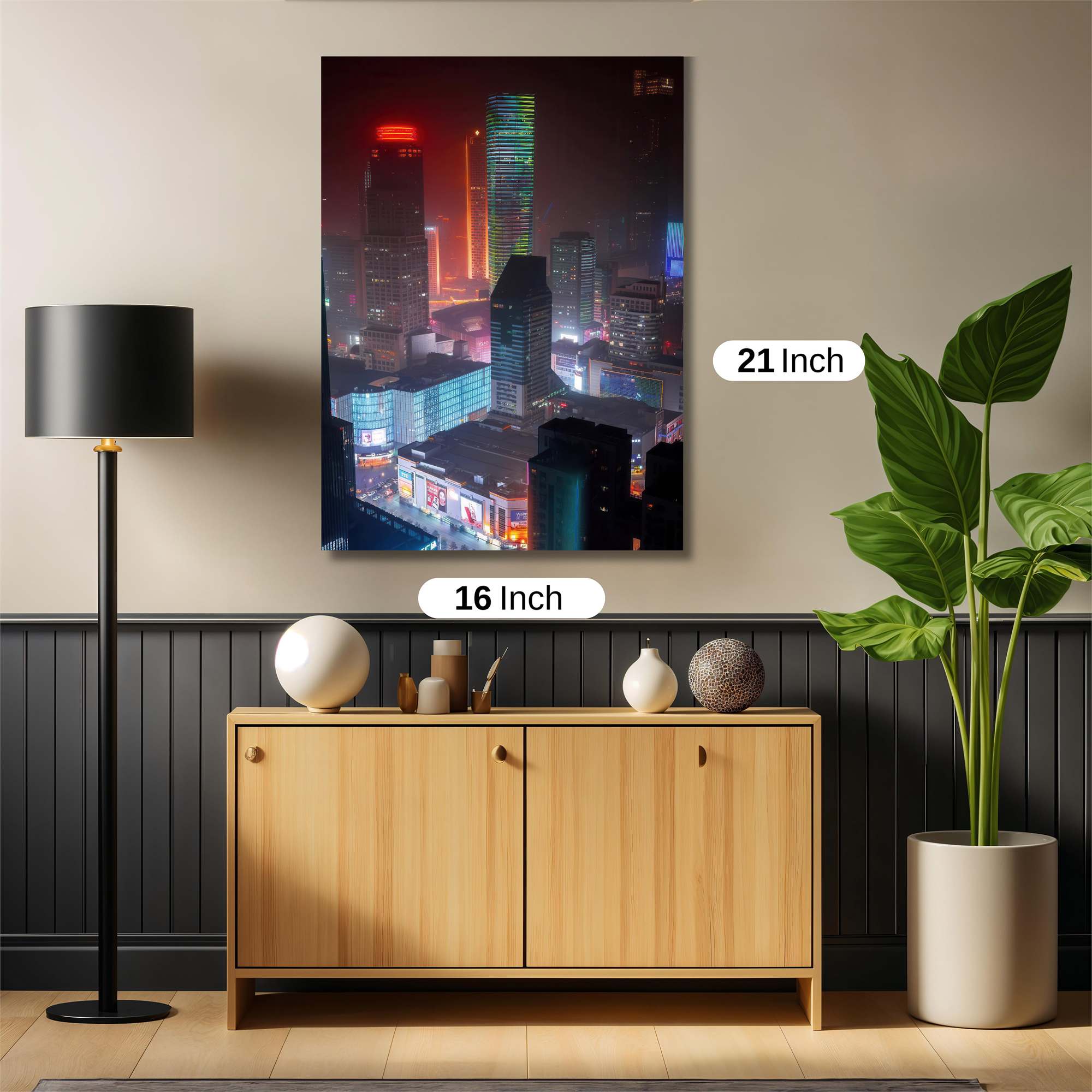 Neon Serenity Safe Wall Magnetic / M