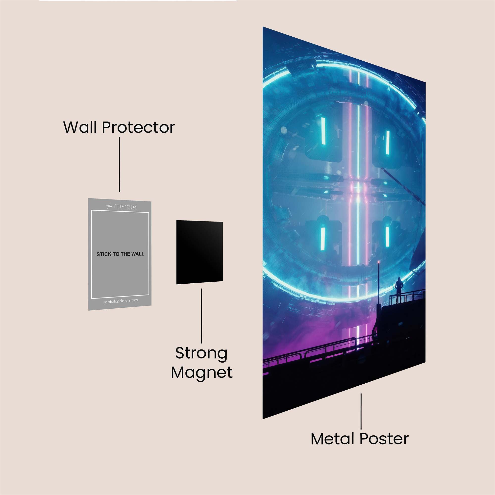 Portal Enigma Safe Wall Magnetic / M